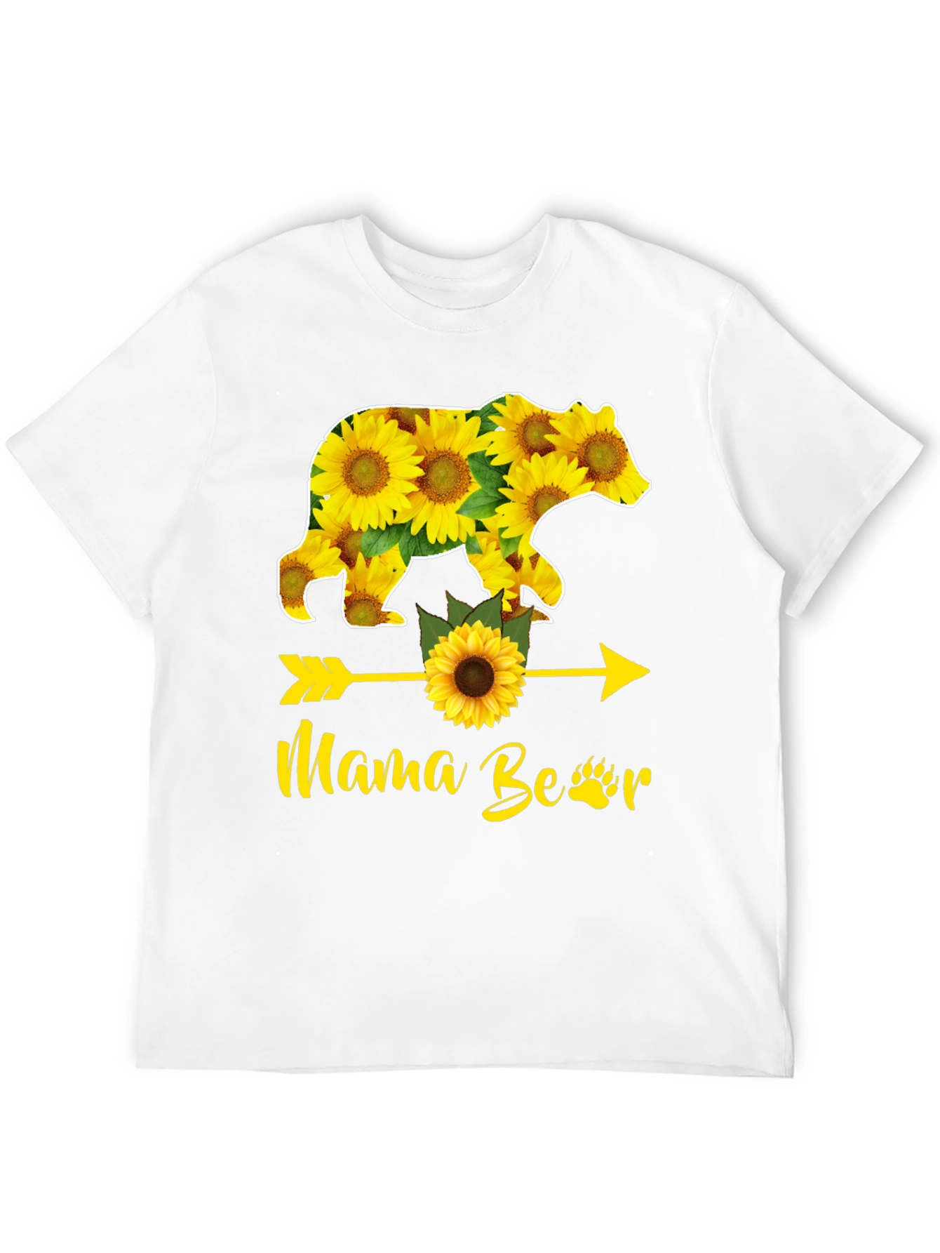 Mama Bear Sunflower Graphic Tee