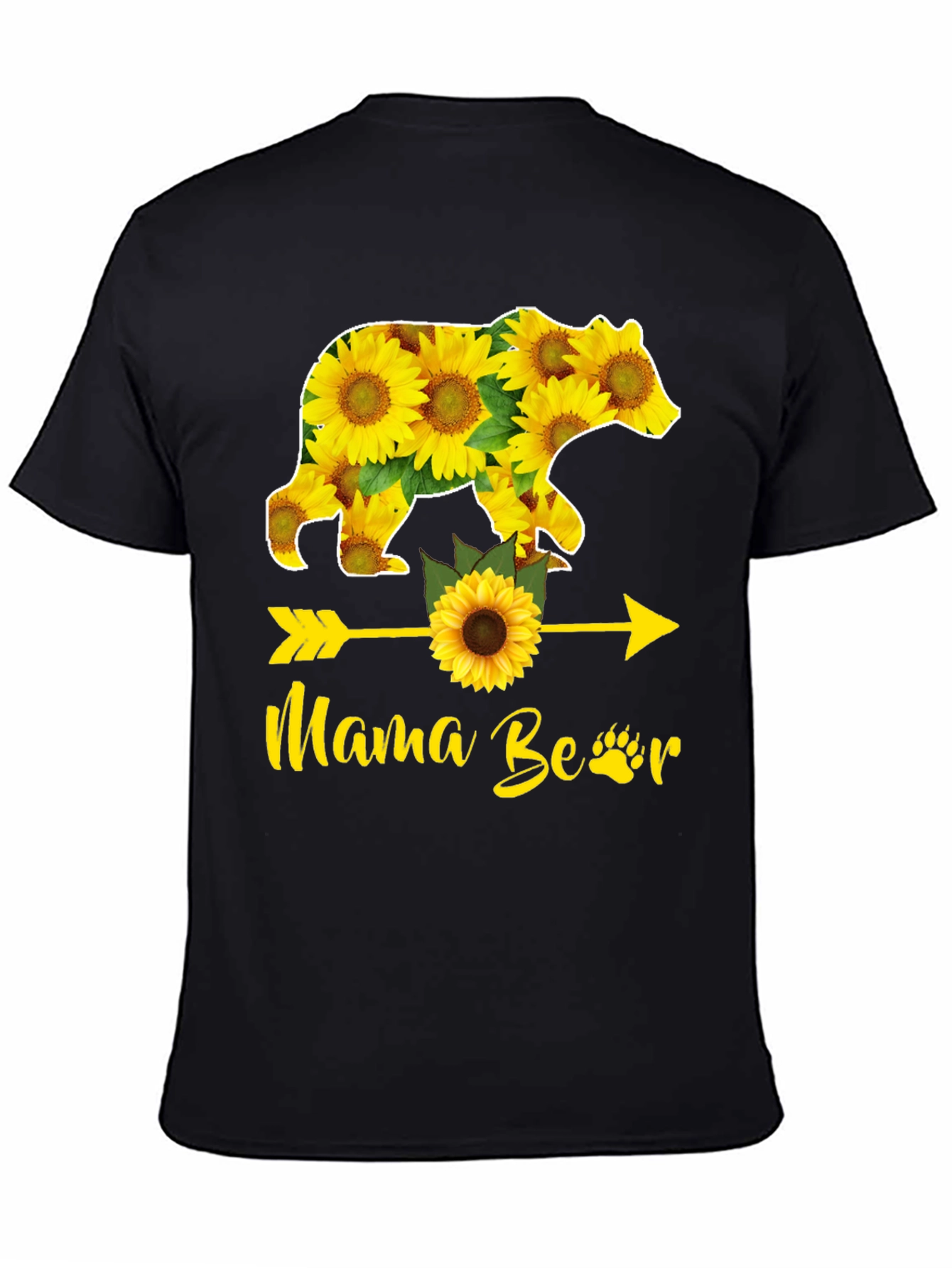 Mama Bear Sunflower Graphic Tee