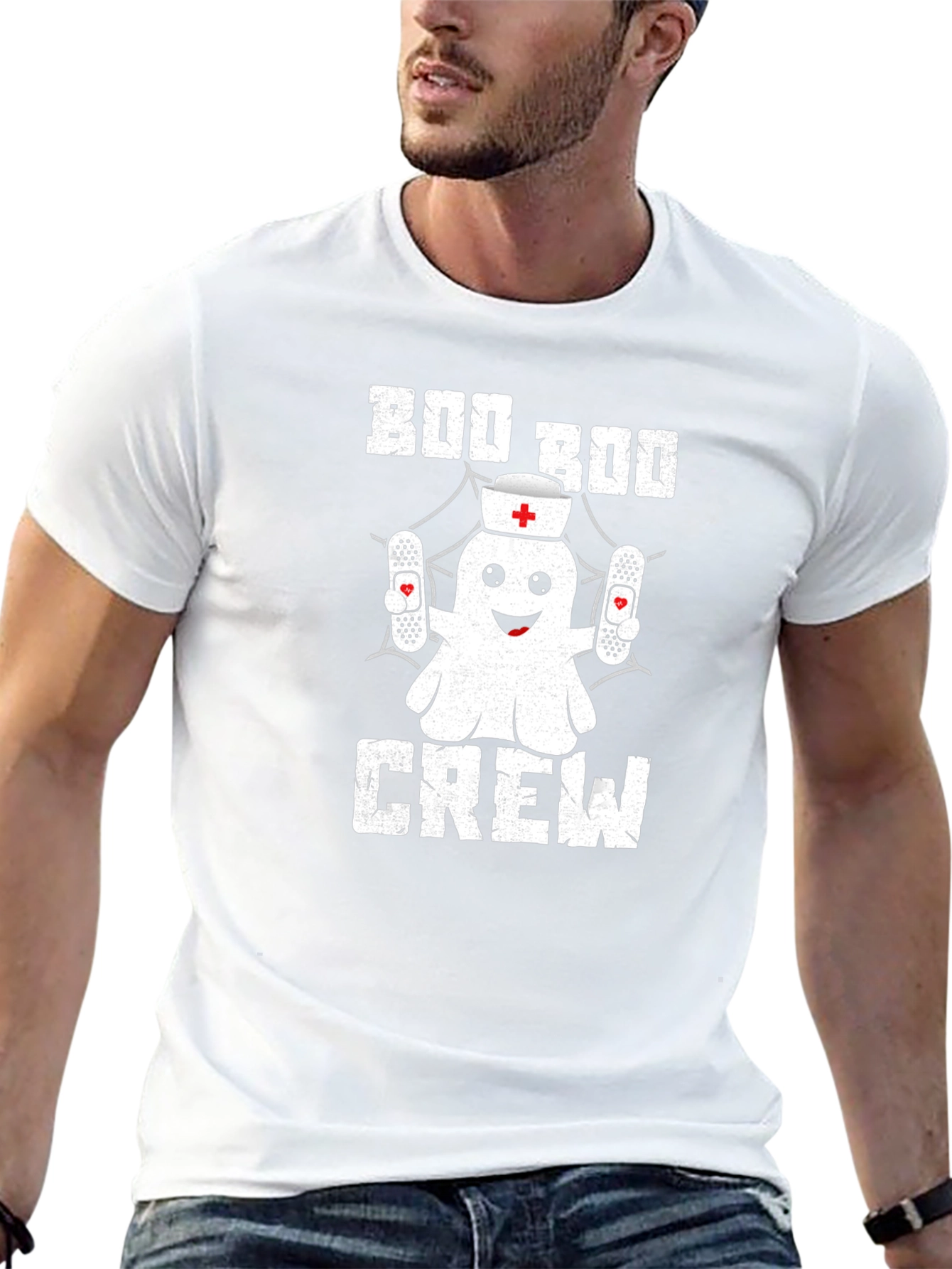 Boo Boo Crew Nurse Ghost T-Shirt