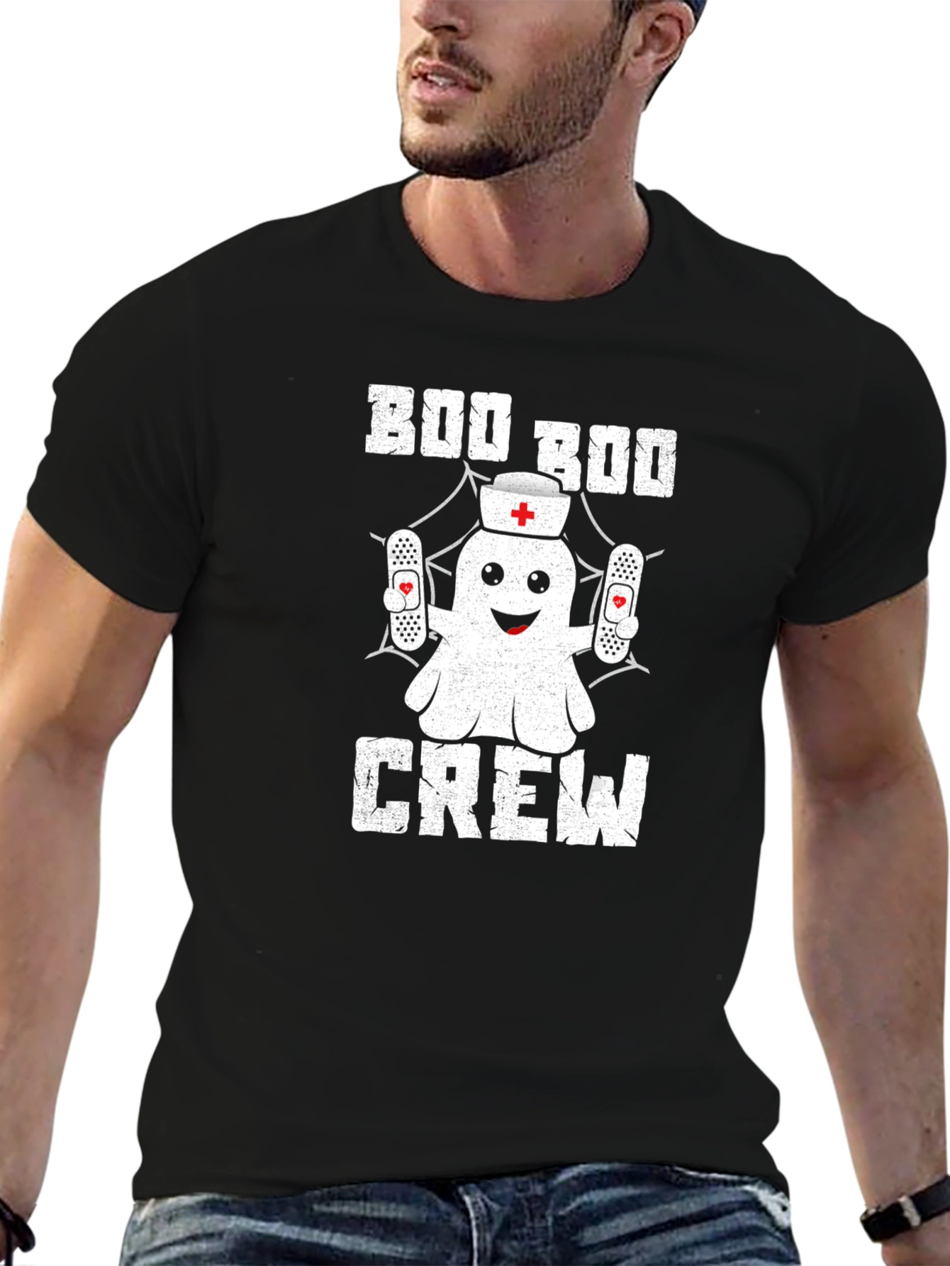 Boo Boo Crew Nurse Ghost T-Shirt