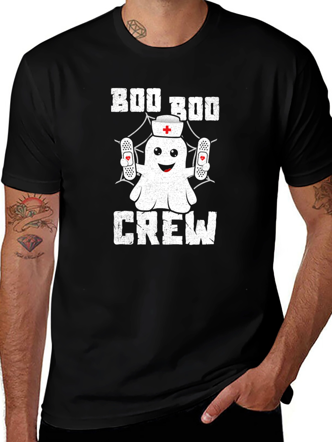 Boo Boo Crew Nurse Ghost T-Shirt