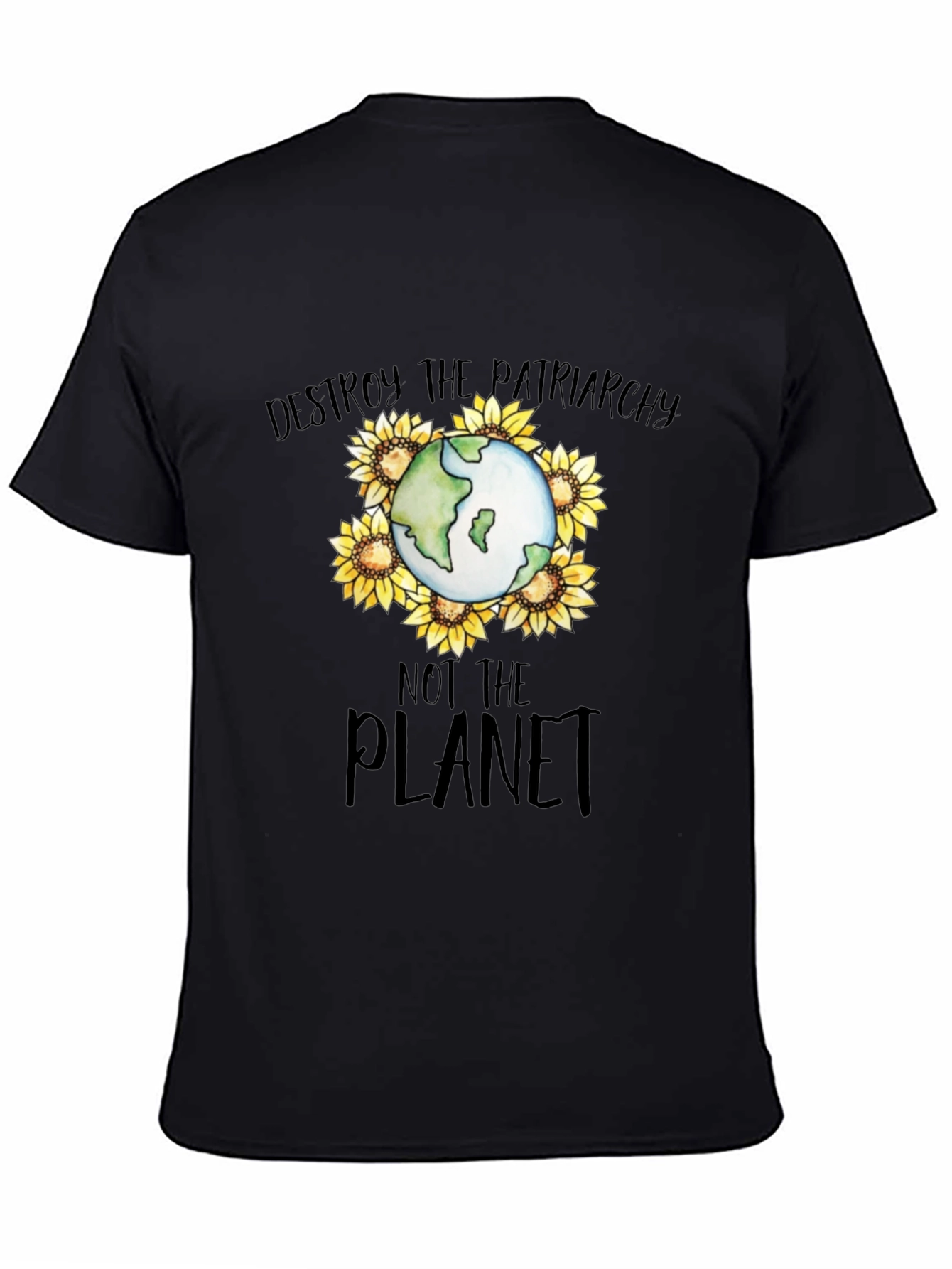 Destroy Patriarchy Planet Earth T-Shirt