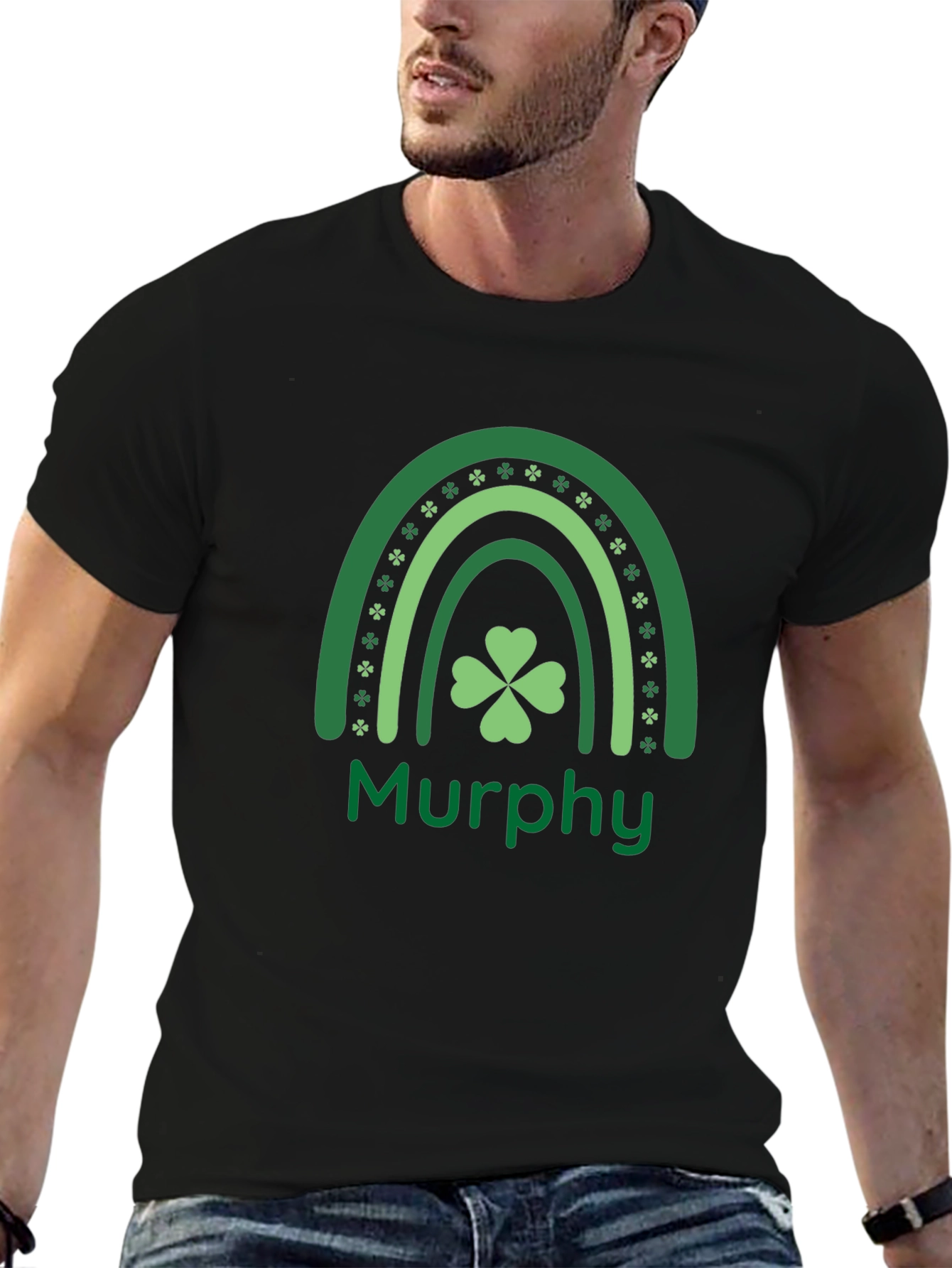 St. Patricks Day Rainbow Personalized T-Shirt