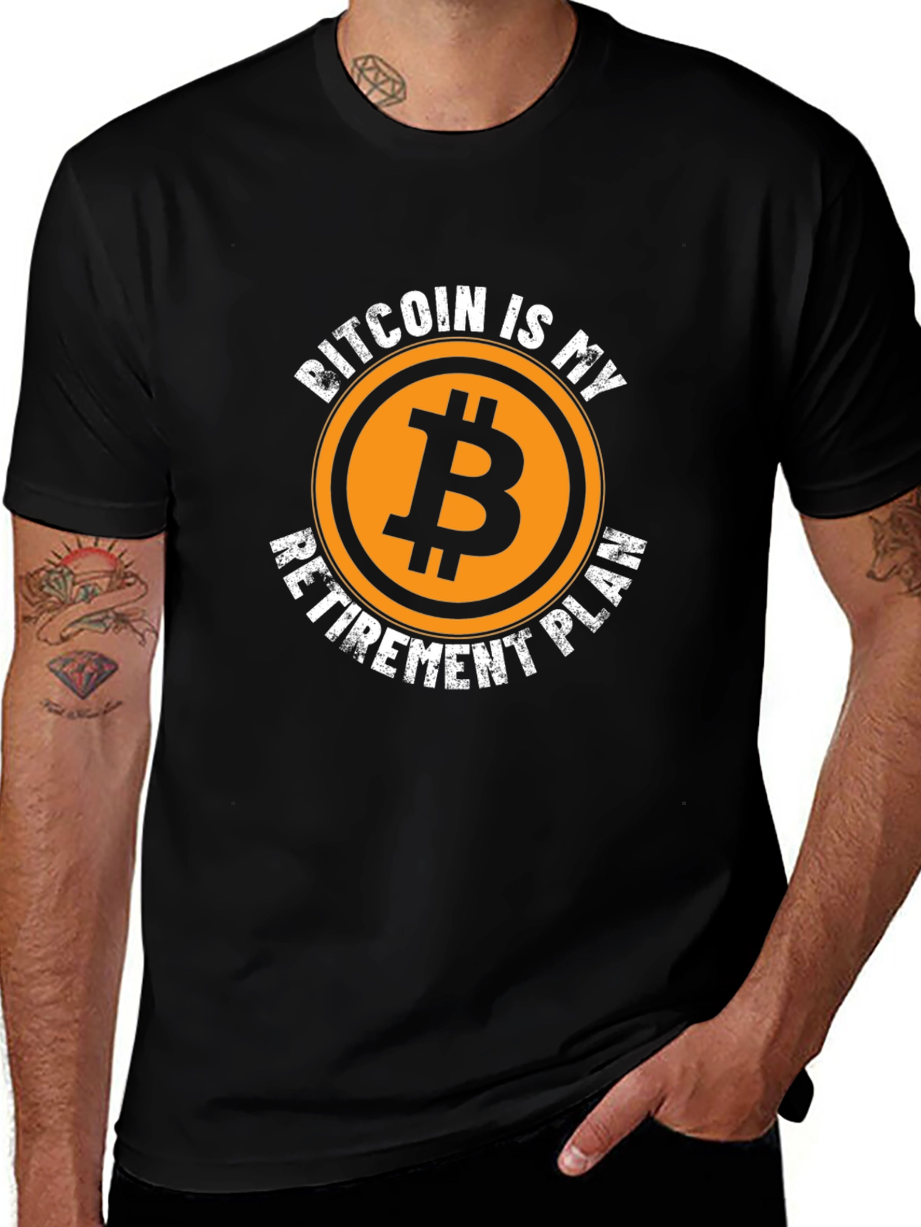 Bitcoin Retirement Plan Graphic T-Shirt
