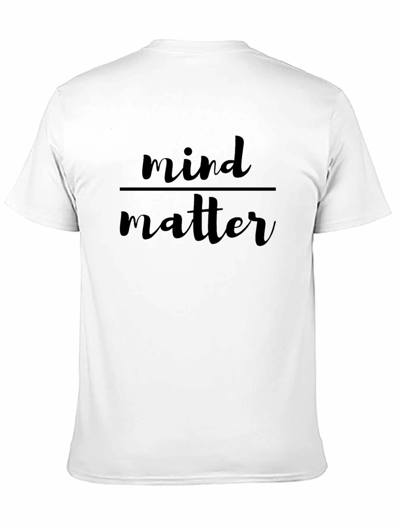 Mind Over Matter Black Graphic T-Shirt