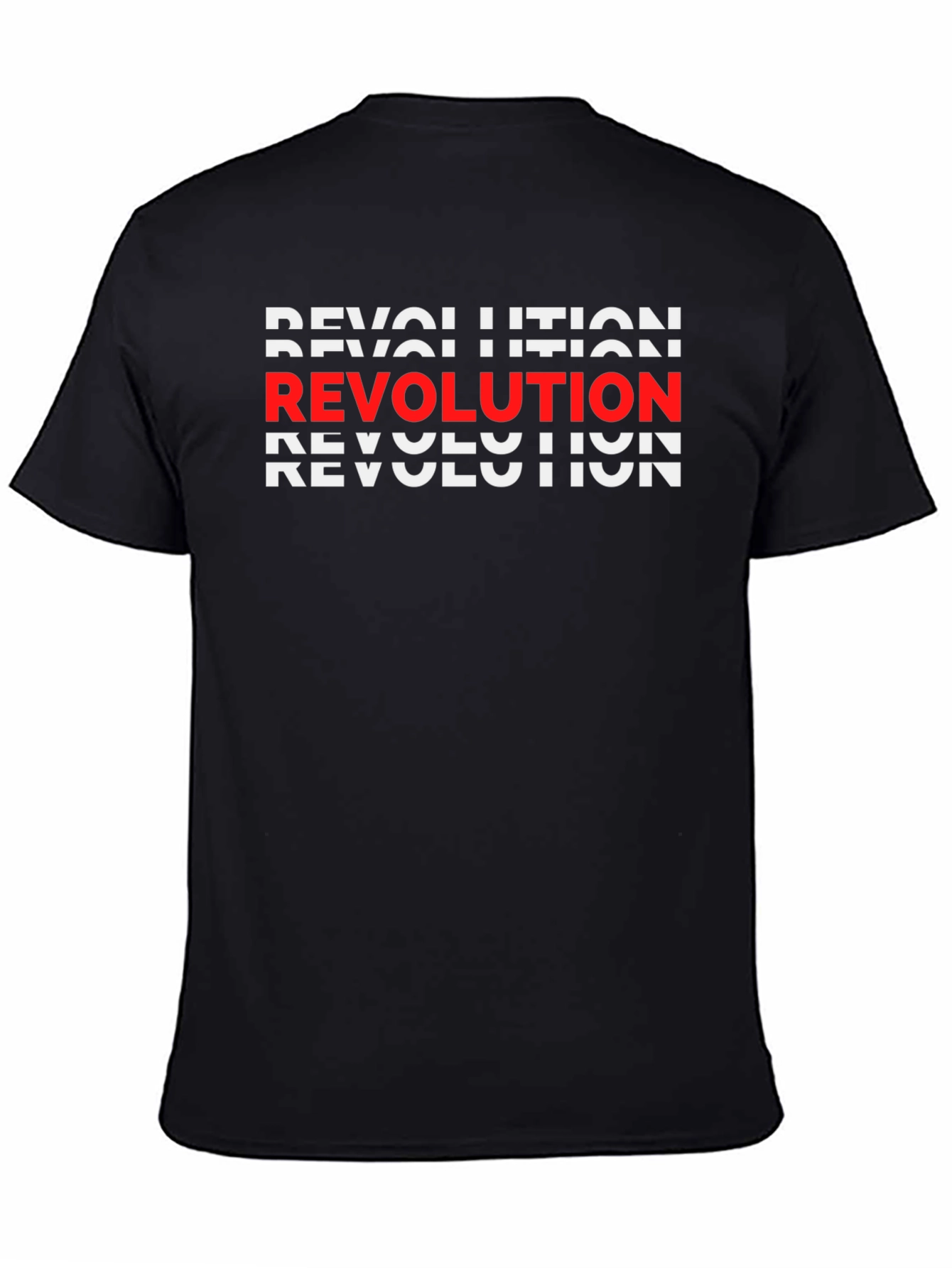 Revolution Graphic Print Crew Neck T-Shirt