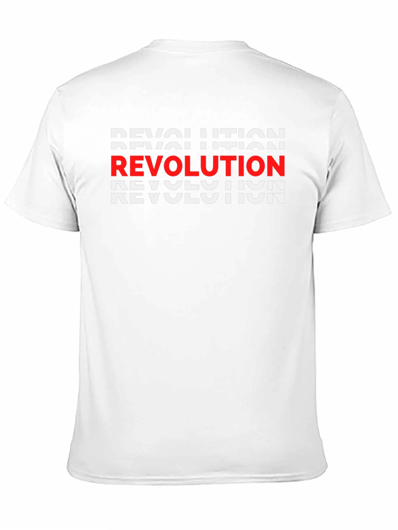 Revolution Graphic Print Crew Neck T-Shirt