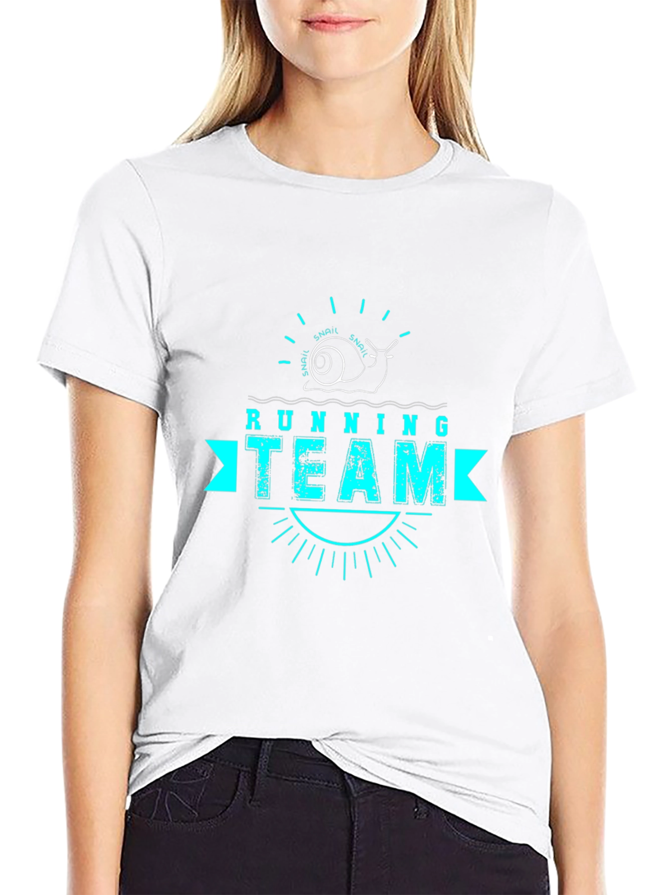 Snail Running Team Graphic T-Shirt