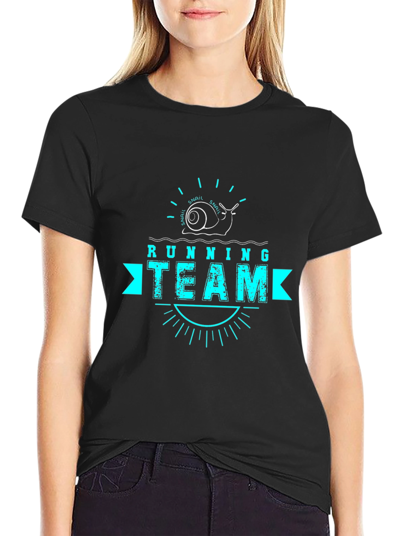 Snail Running Team Graphic T-Shirt