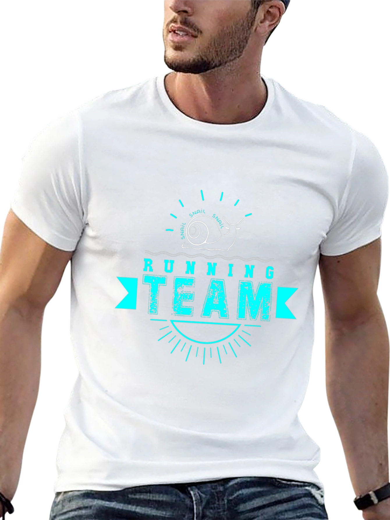Snail Running Team Graphic T-Shirt