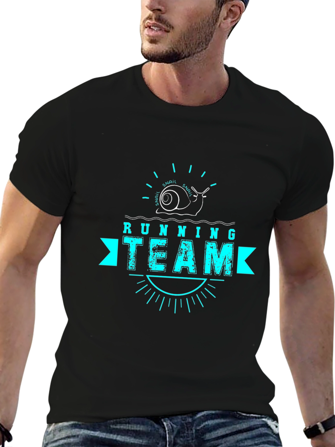 Snail Running Team Graphic T-Shirt
