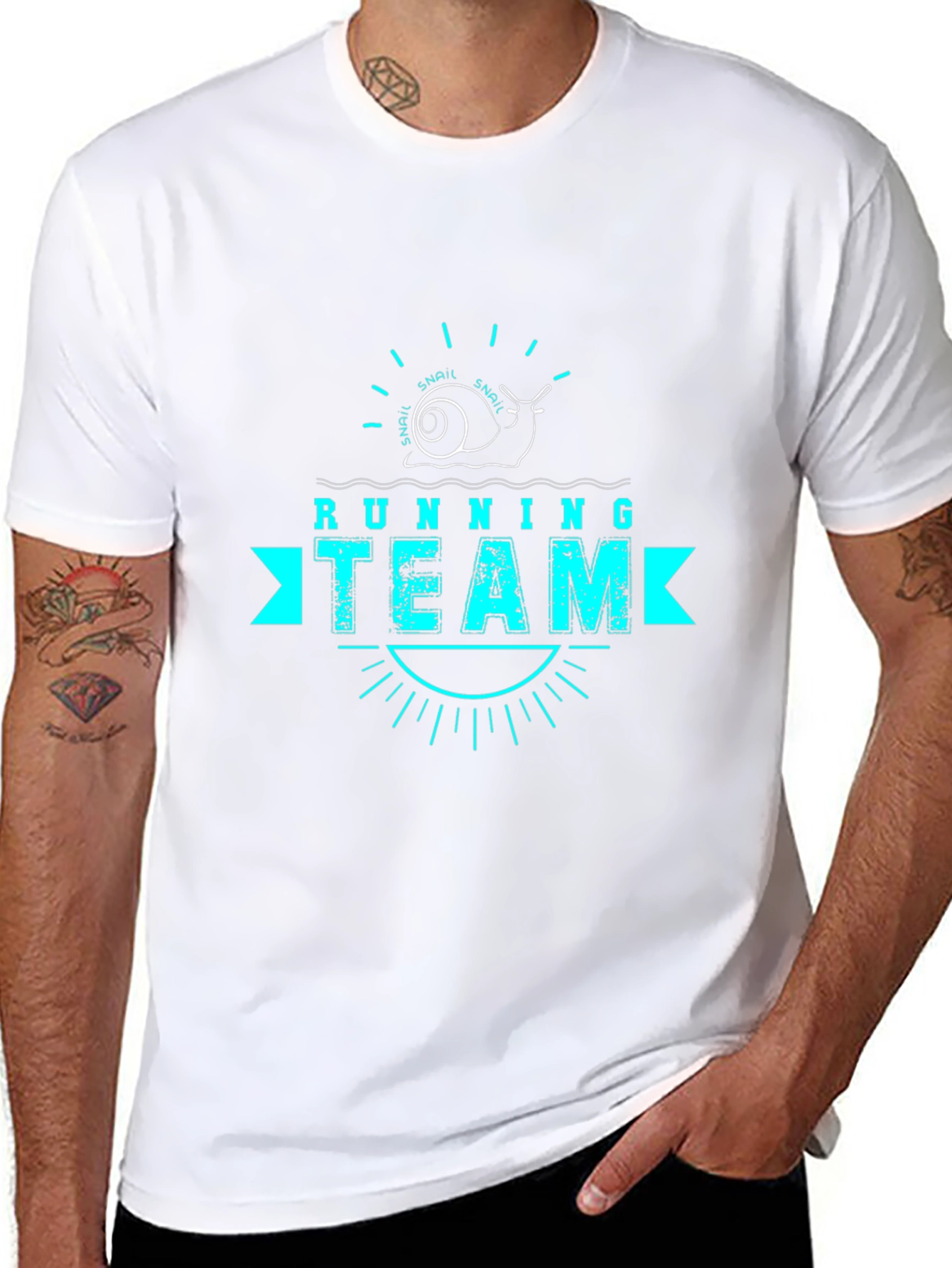 Snail Running Team Graphic T-Shirt