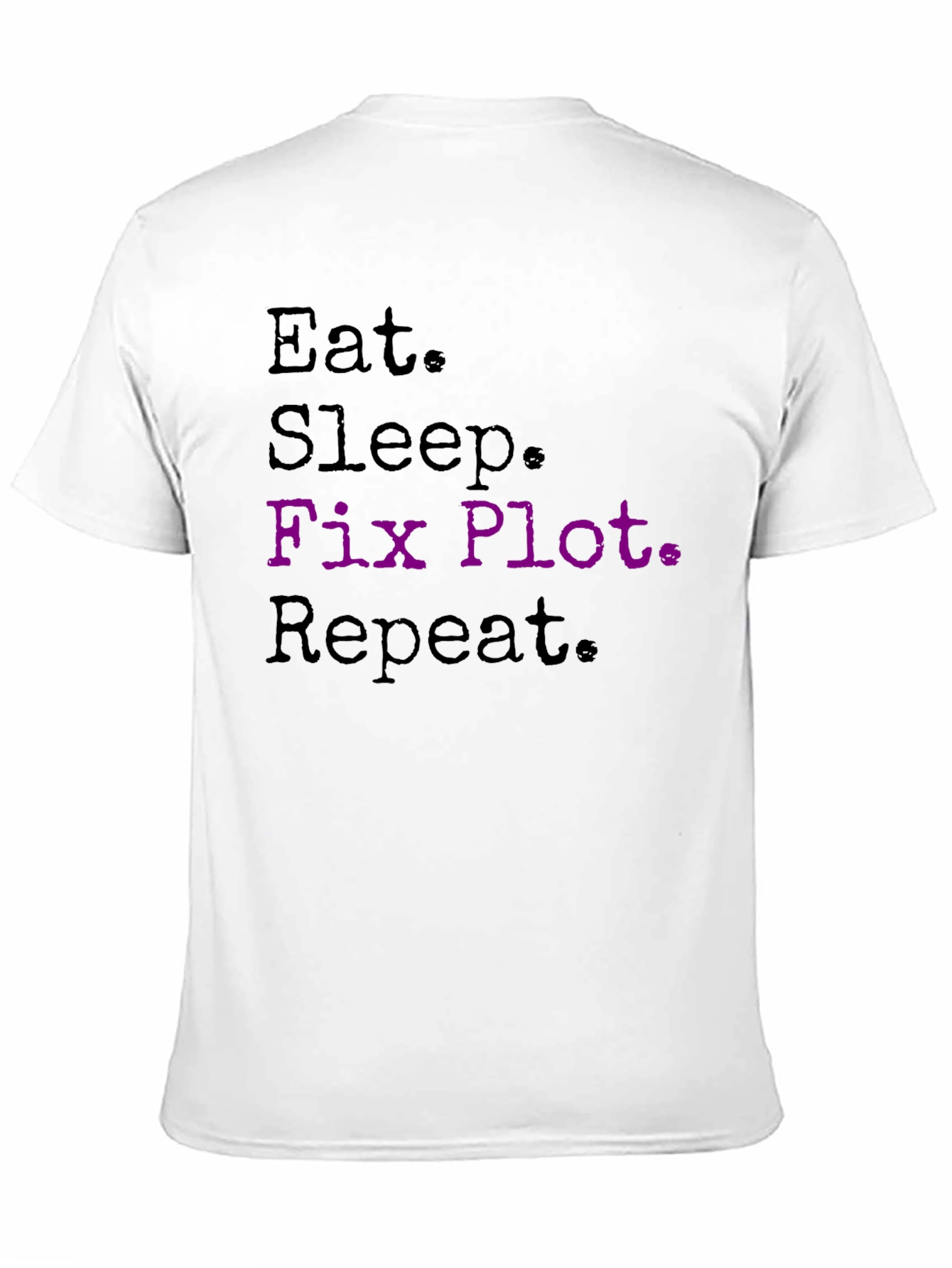 Eat Sleep Fix Plot Repeat T-Shirt