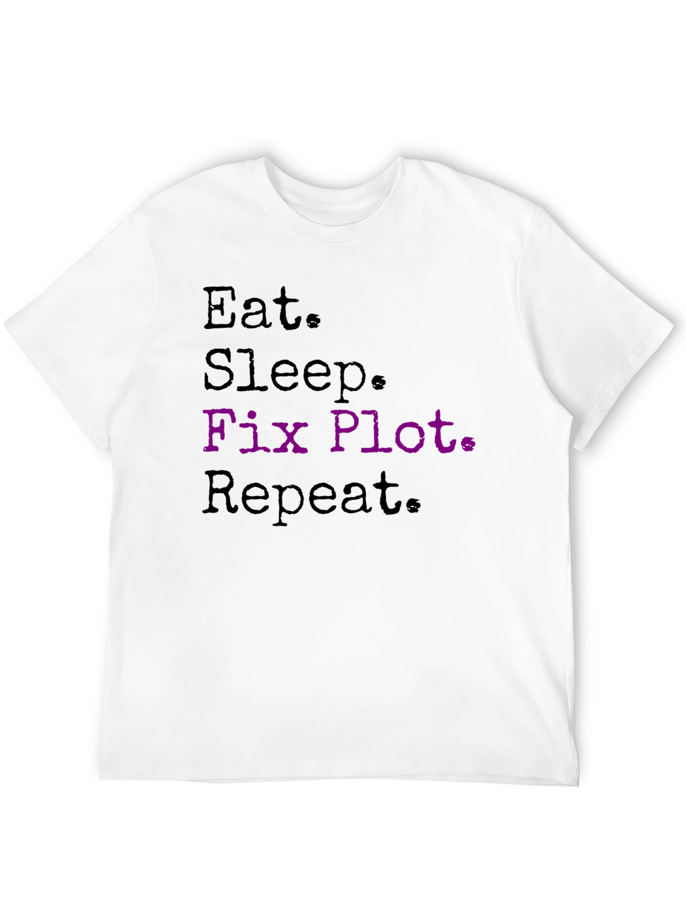 Eat Sleep Fix Plot Repeat T-Shirt