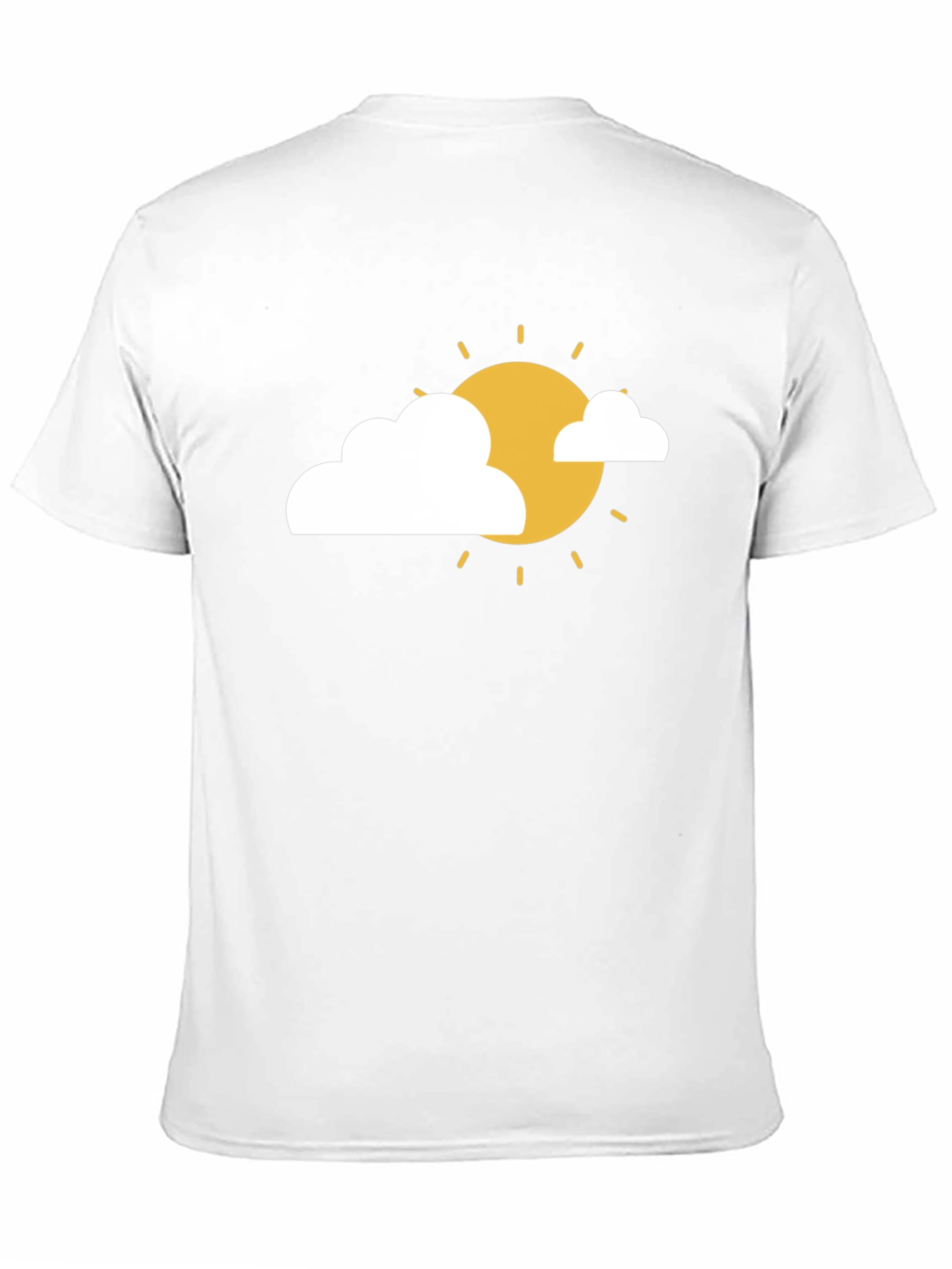 Sunny Day Graphic Tee - Black Cotton T-Shirt