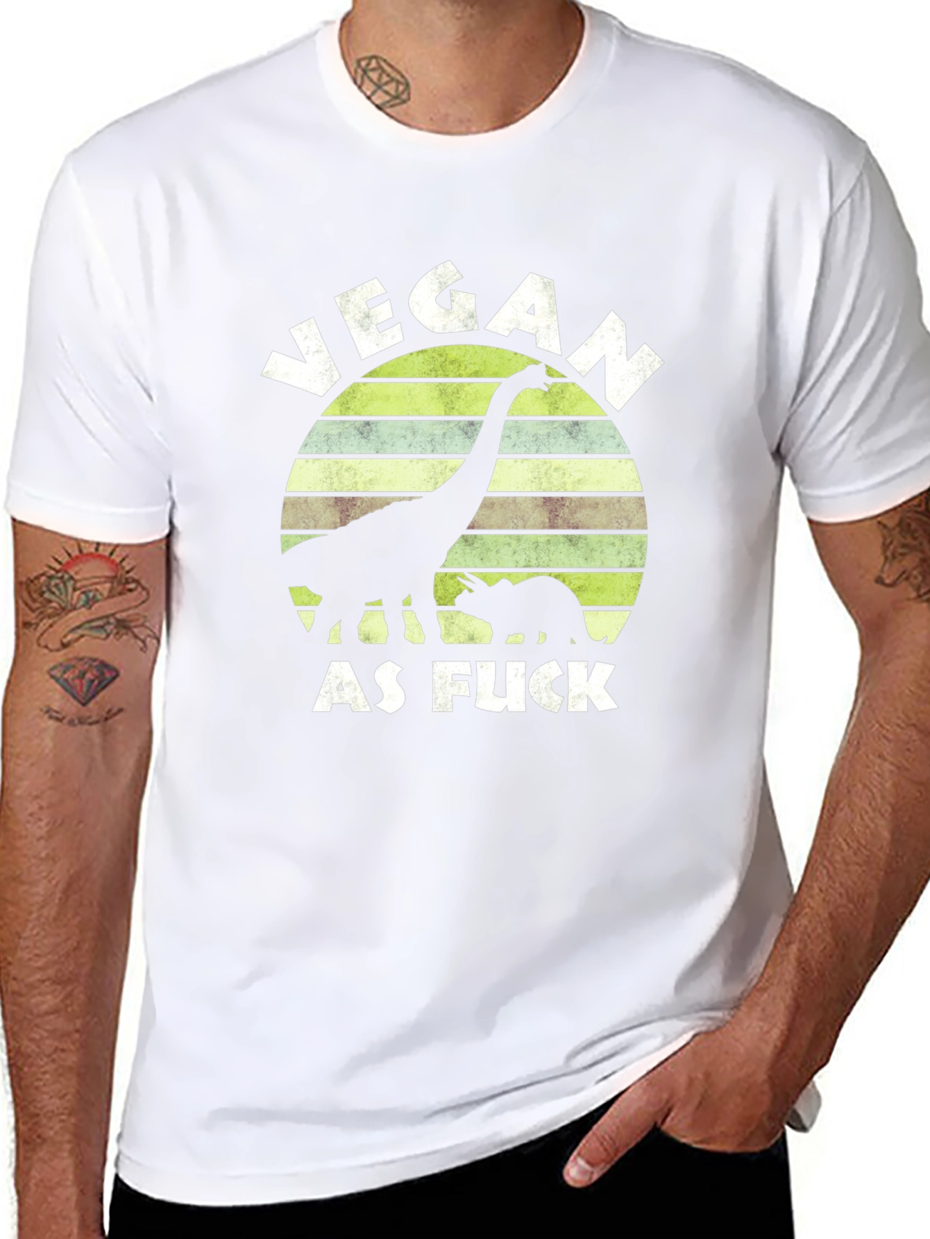 Vegan Dinosaur T-Shirt - Unisex