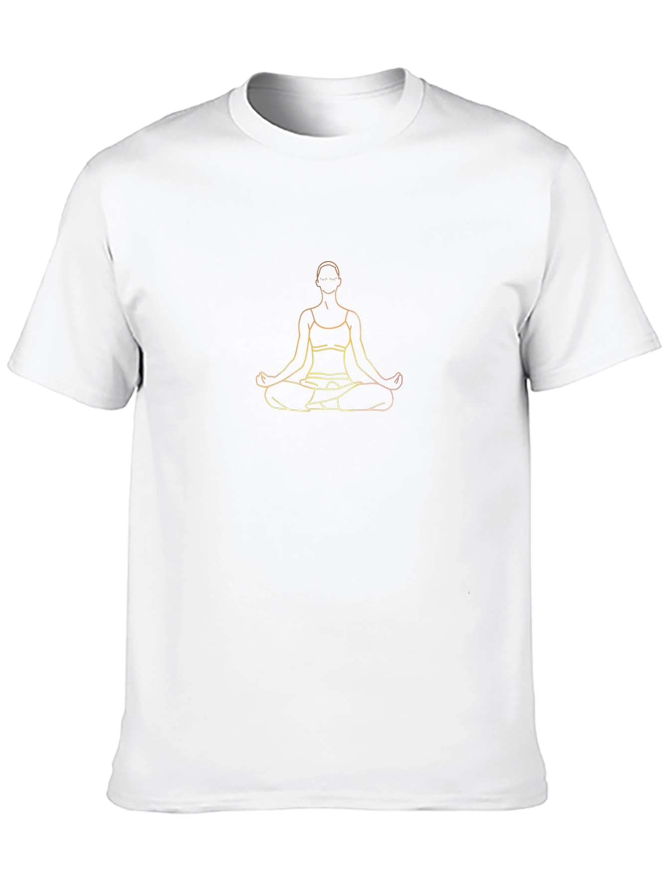 Minimalist Yoga Pose T-Shirt - Meditation Tee