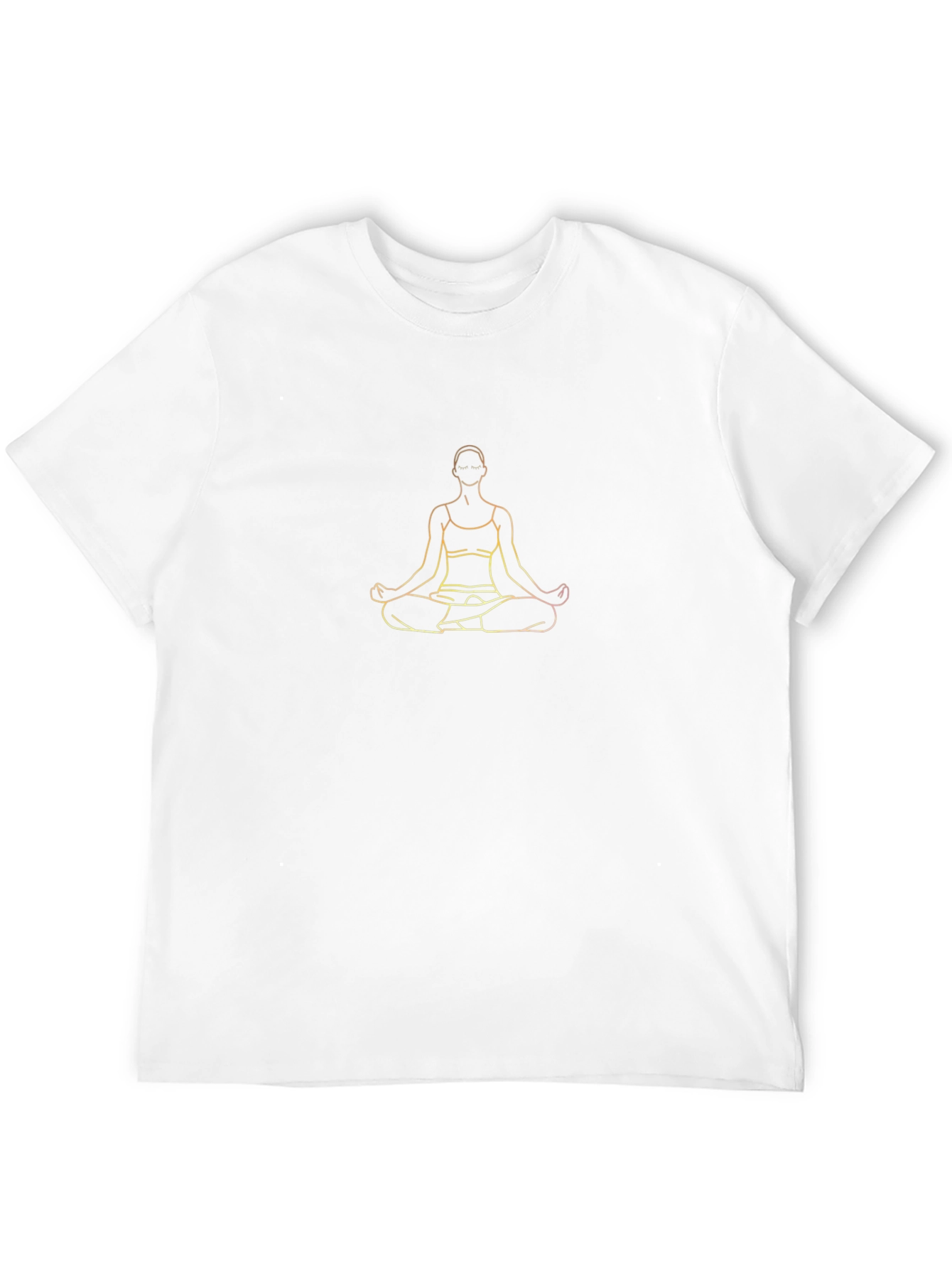 Minimalist Yoga Pose T-Shirt - Meditation Tee