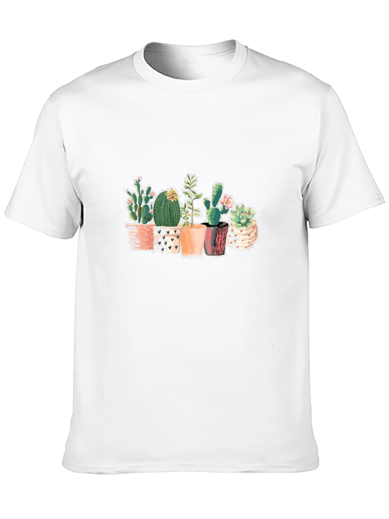 Cactus Graphic Black T-Shirt
