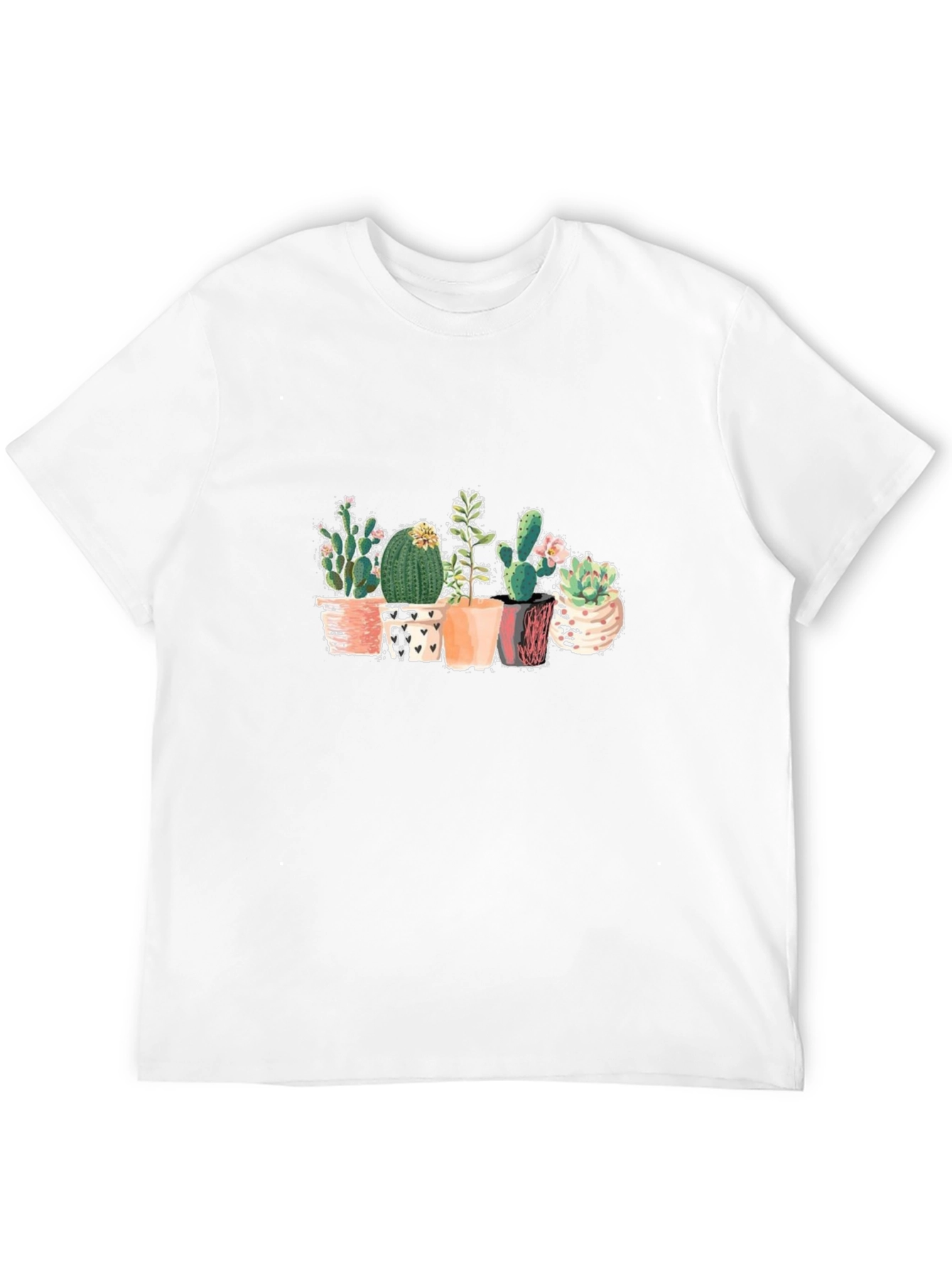 Cactus Graphic Black T-Shirt