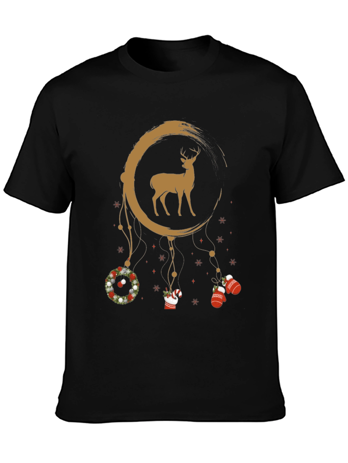 Festive Deer Dreamcatcher Graphic Tee