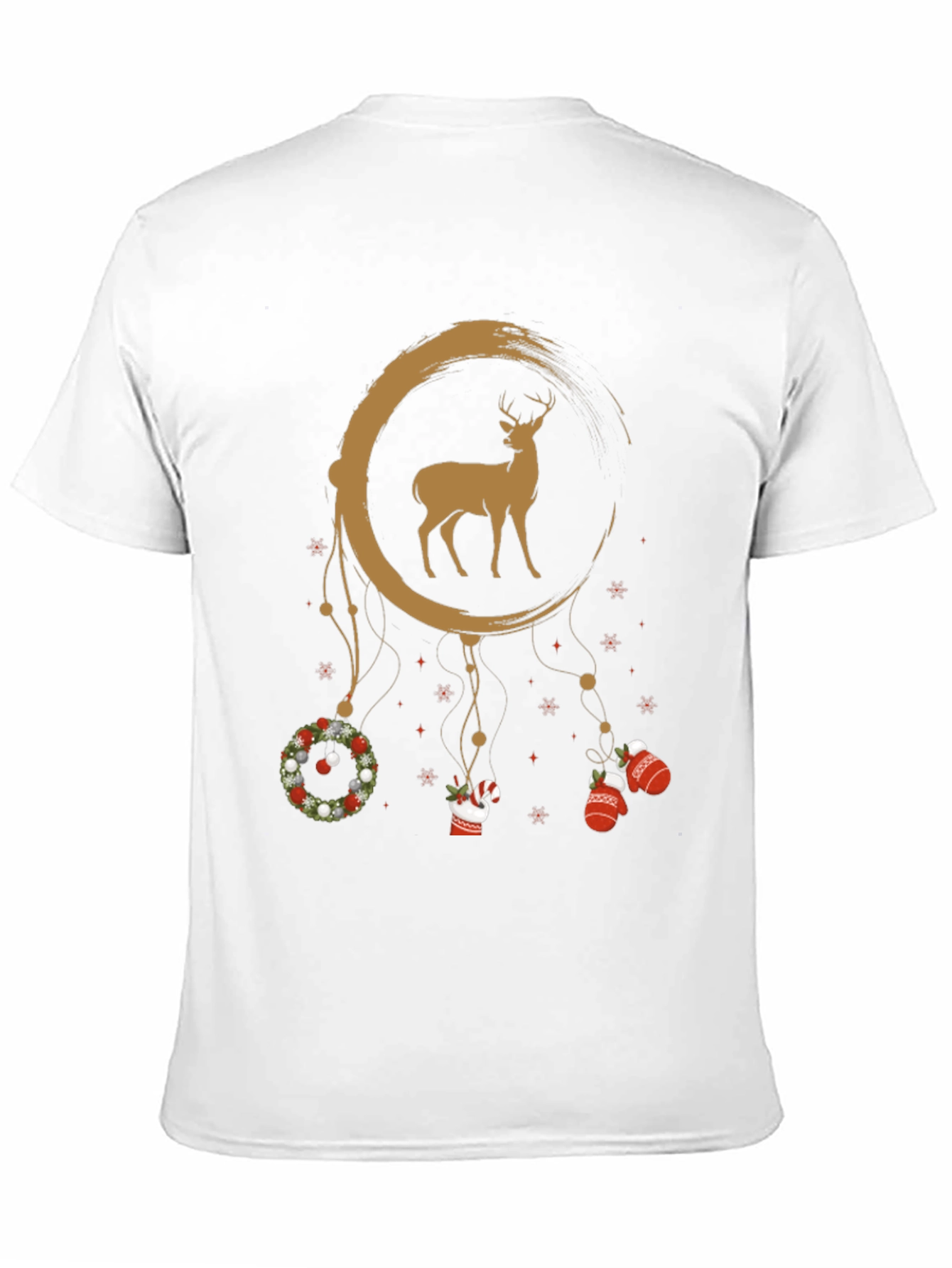 Festive Deer Dreamcatcher Graphic Tee