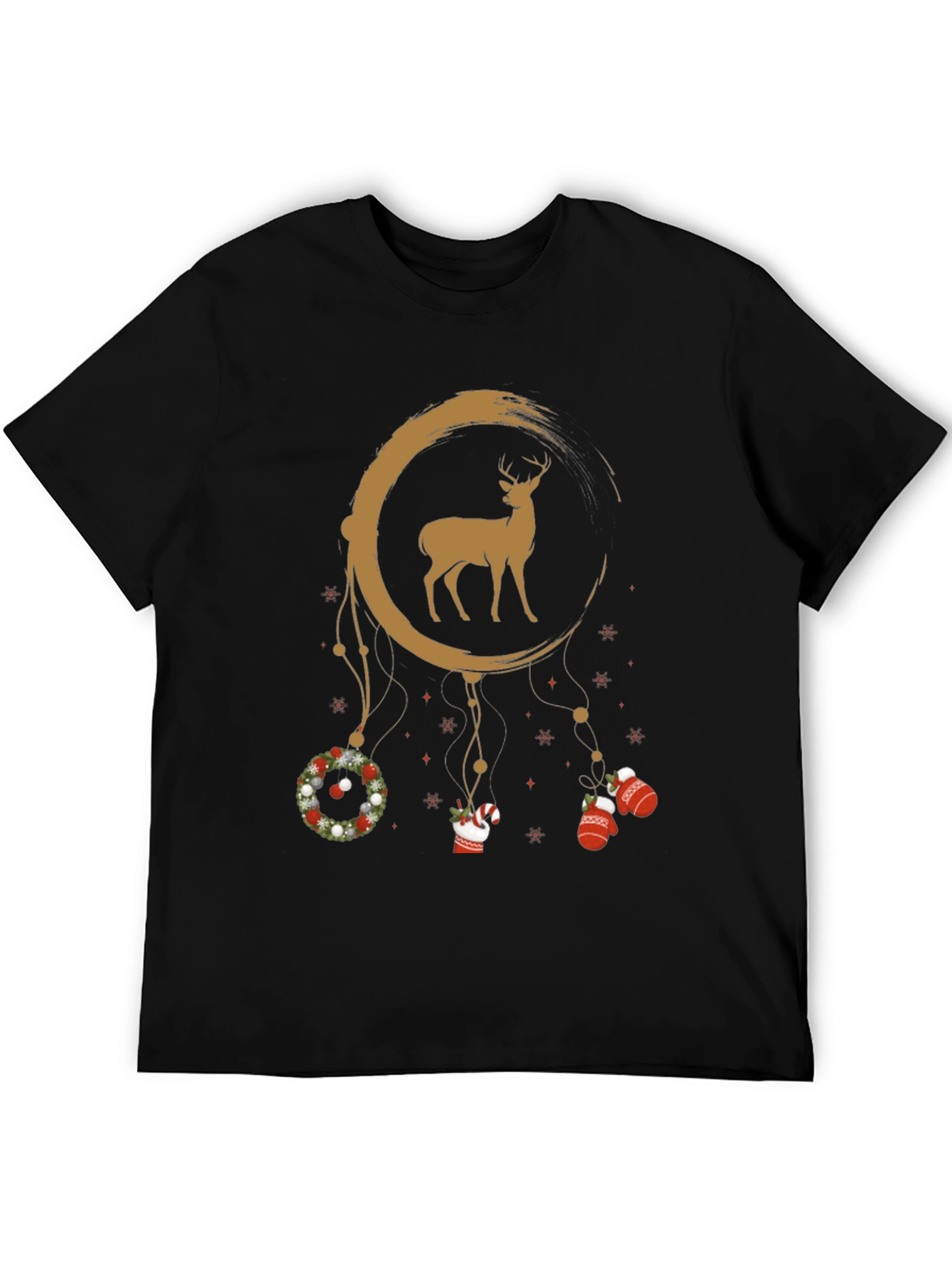 Festive Deer Dreamcatcher Graphic Tee