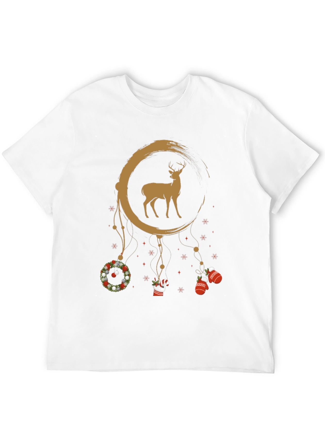 Festive Deer Dreamcatcher Graphic Tee