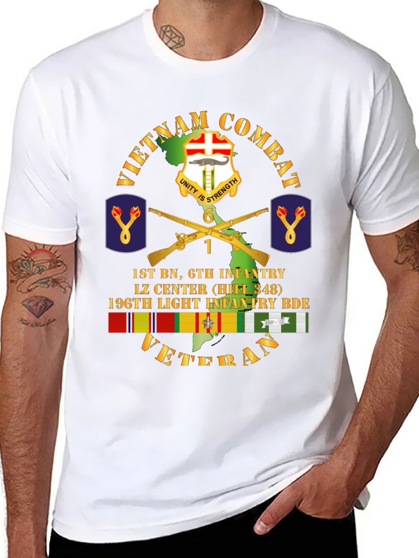 Vietnam Combat Veteran T-Shirt