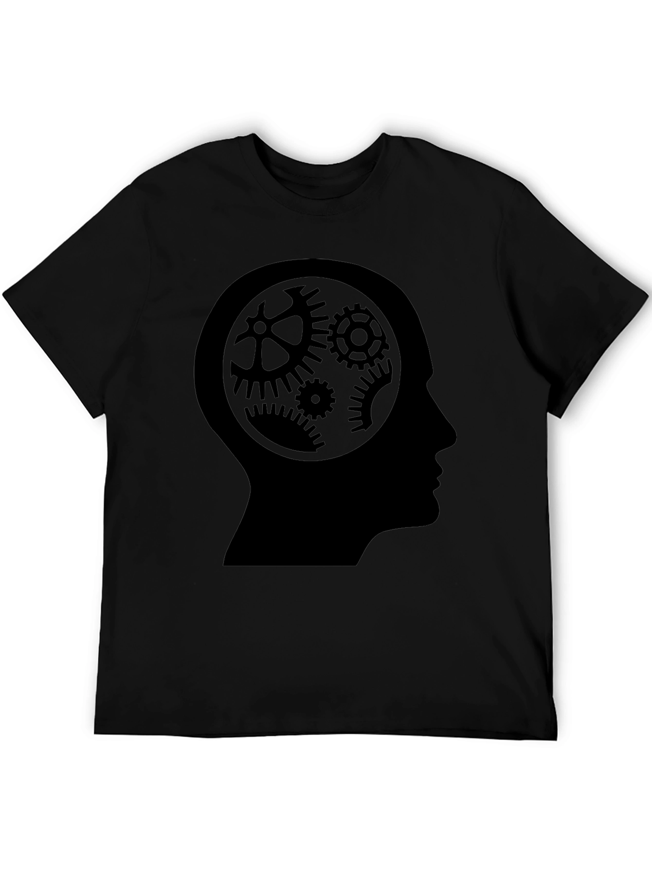 Cog Mind Black T-Shirt - Thinking Tee