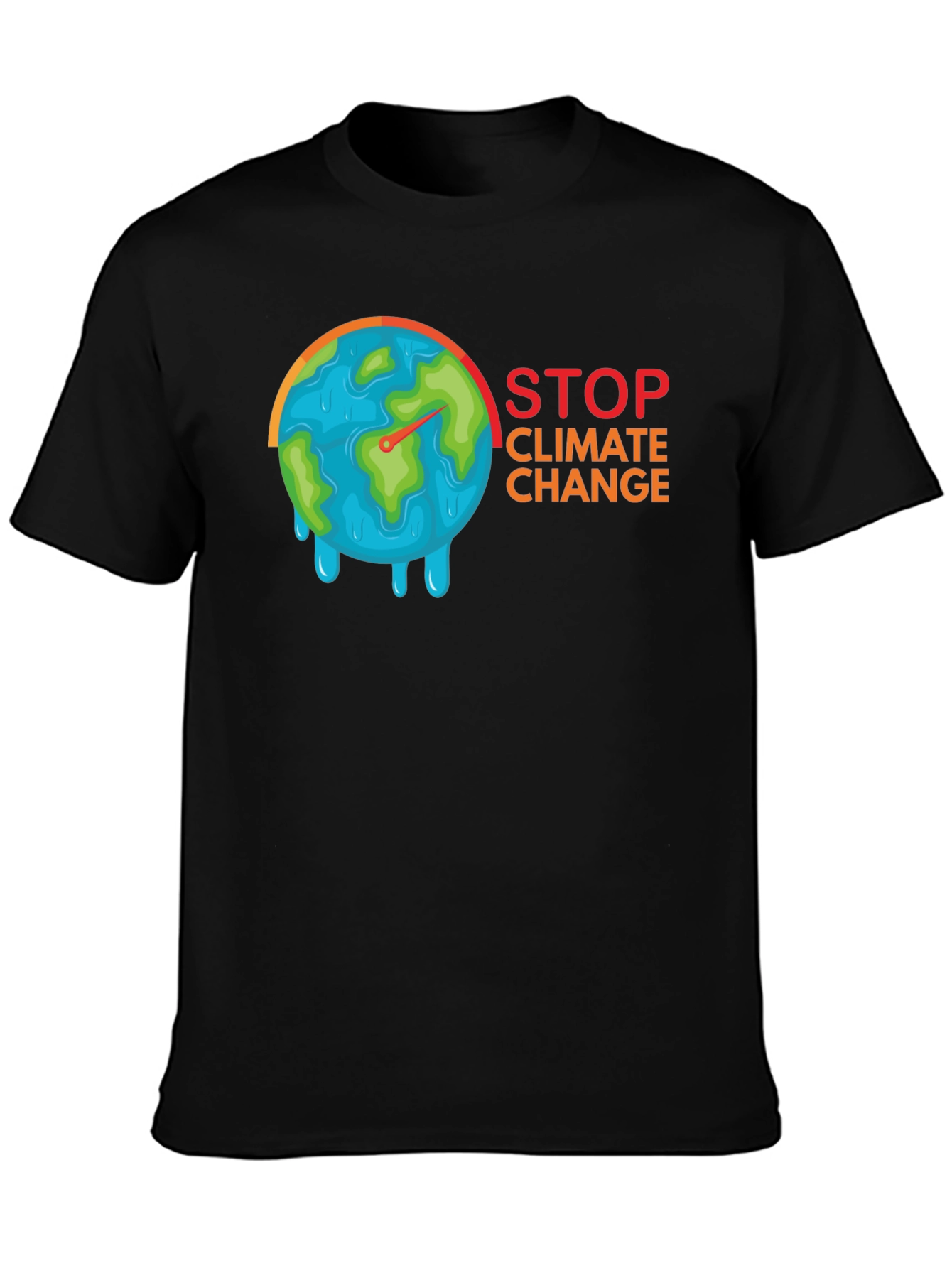 Stop Climate Change T-Shirt - Earth Melting