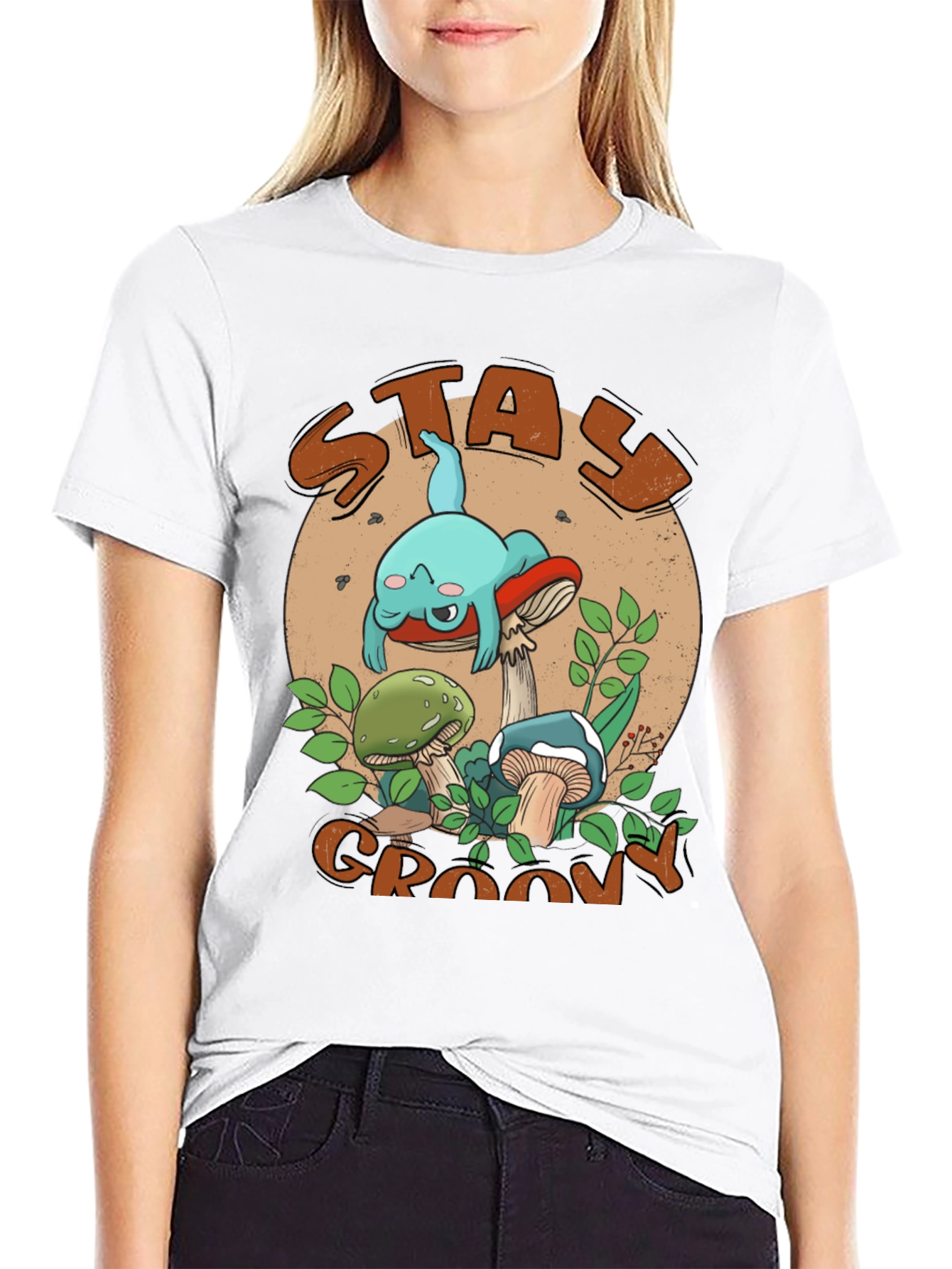 Stay Groovy Mushroom T-Shirt - Comfy Graphic Tee