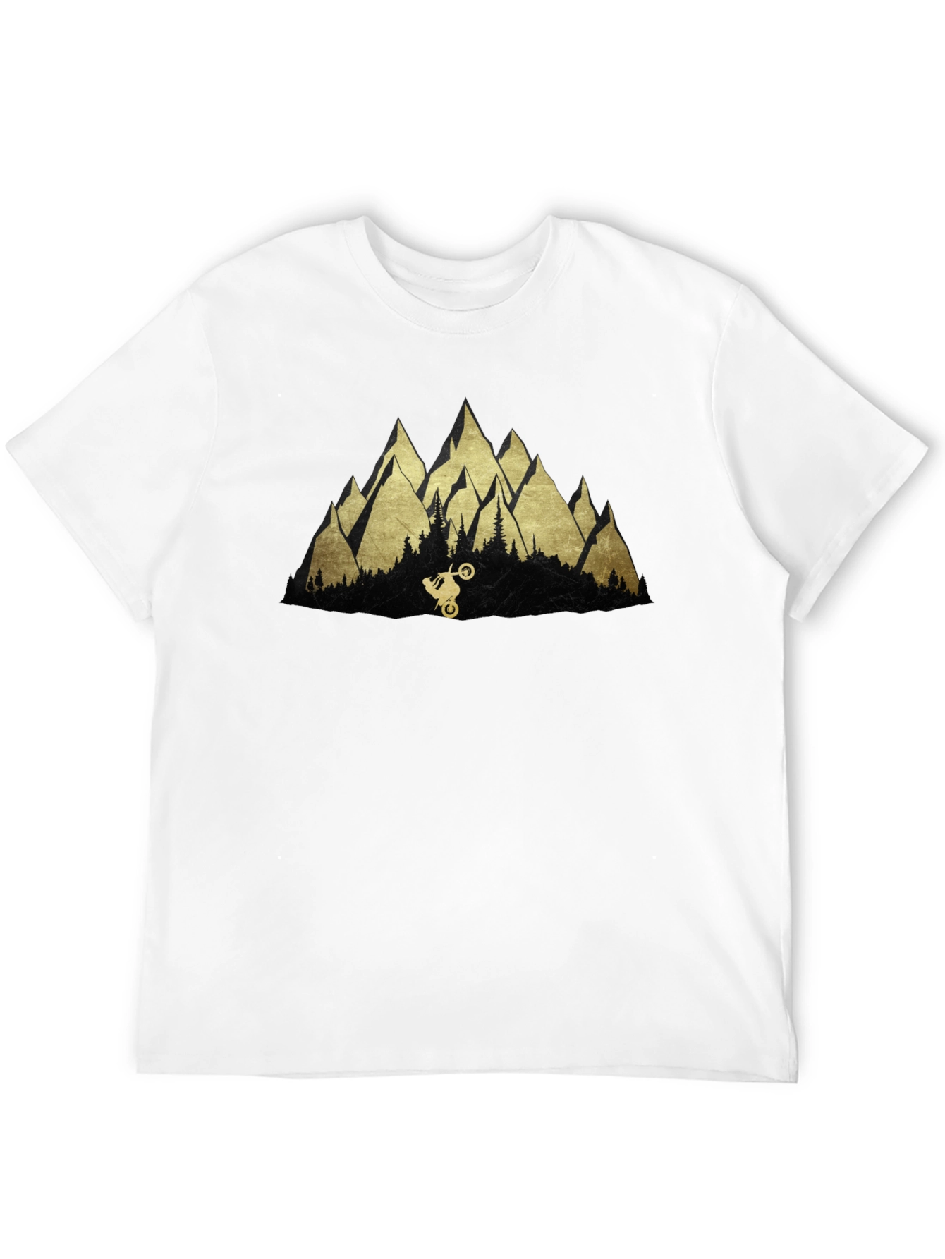 Mountain Biker Tee - Adventure Awaits!