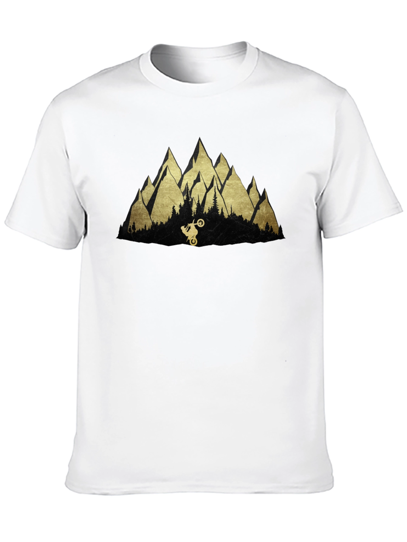 Mountain Biker Tee - Adventure Awaits!