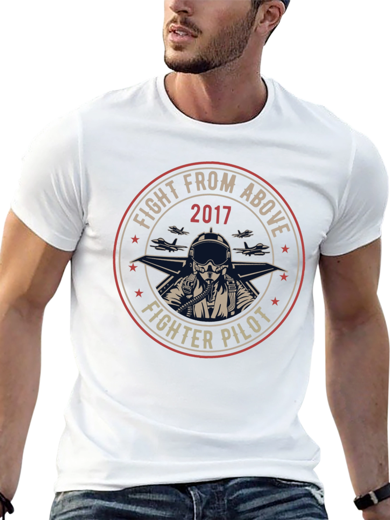 Fighter Pilot Graphic T-Shirt - Fight From Above 2017