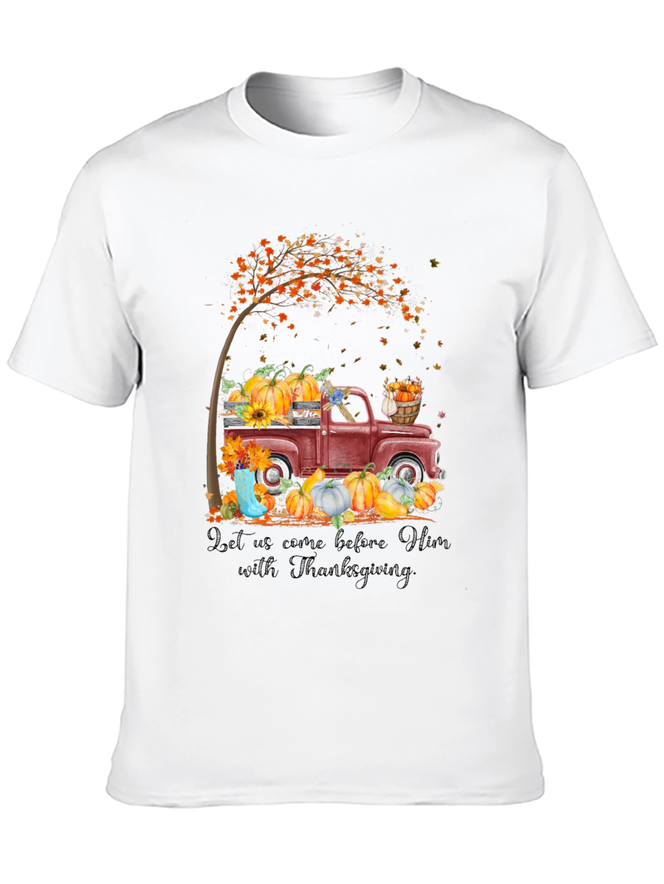 Thanksgiving Truck Tee - Autumn Harvest