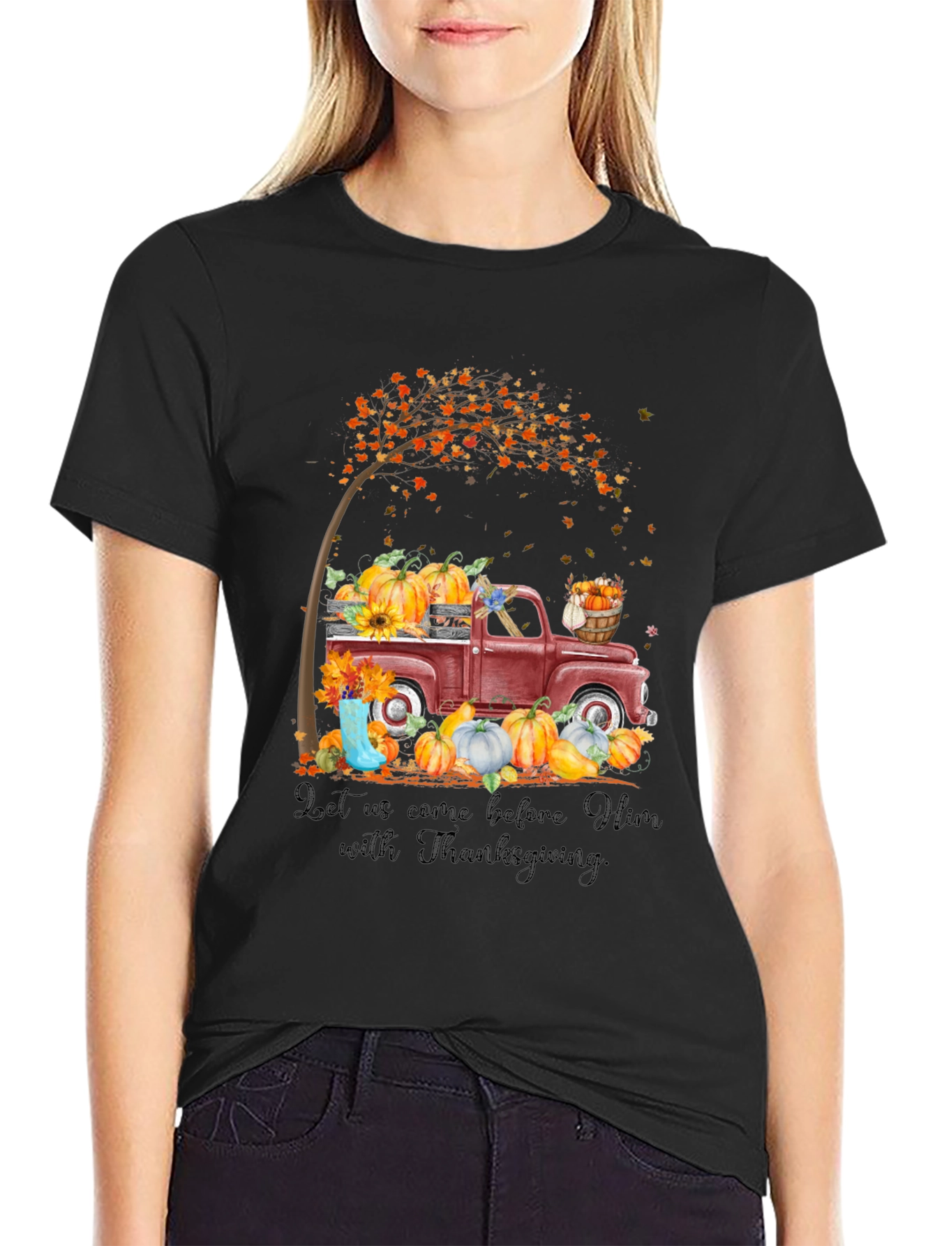 Thanksgiving Truck Tee - Autumn Harvest
