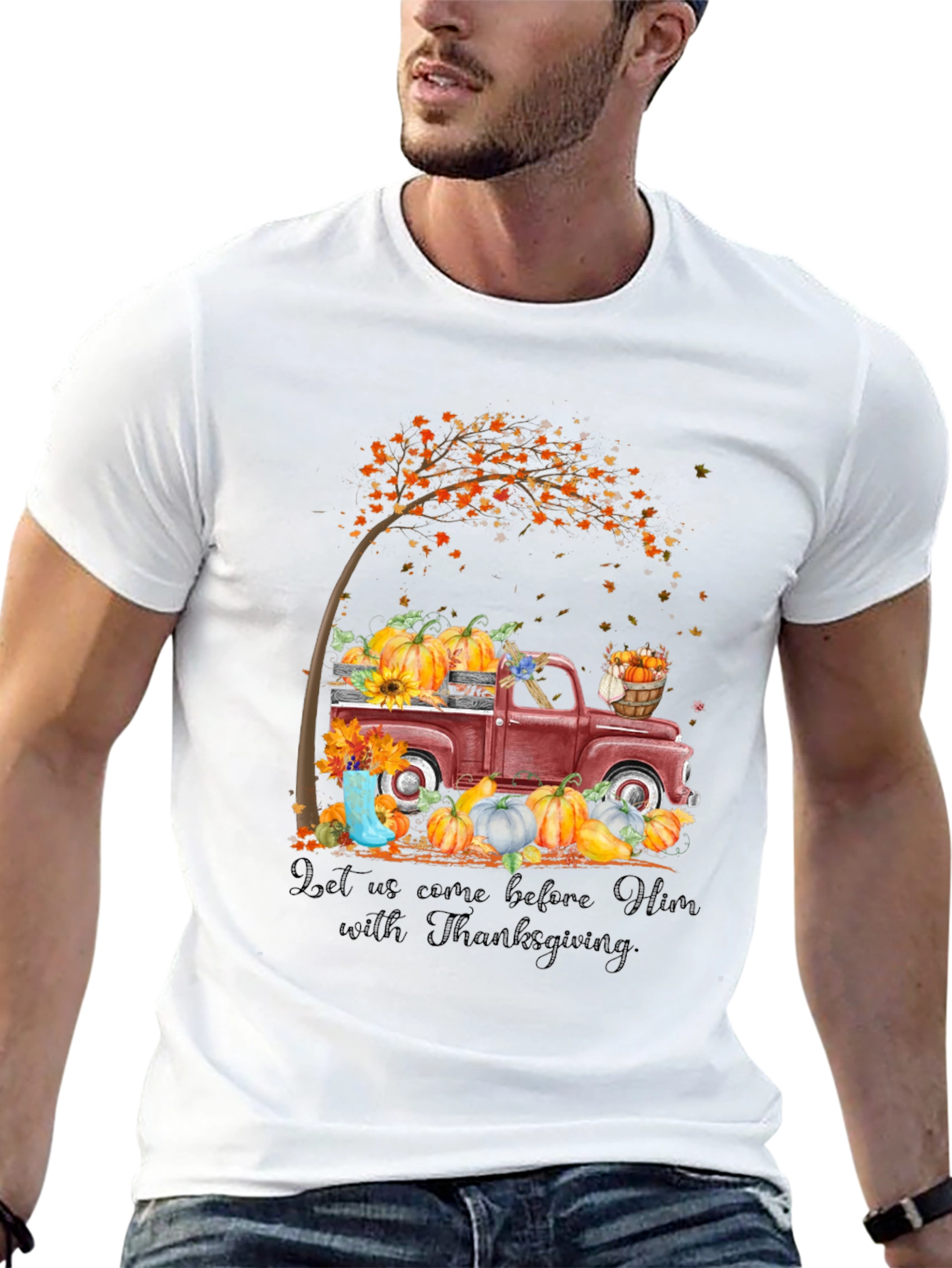 Thanksgiving Truck Tee - Autumn Harvest