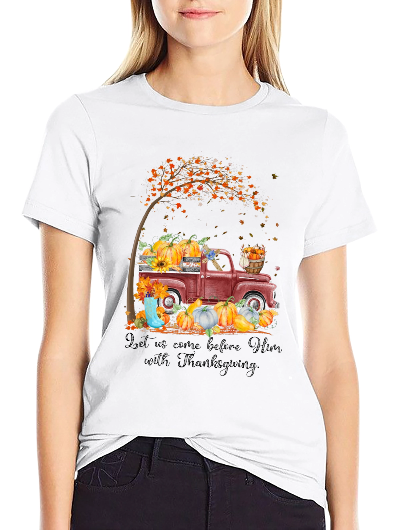 Thanksgiving Truck Tee - Autumn Harvest