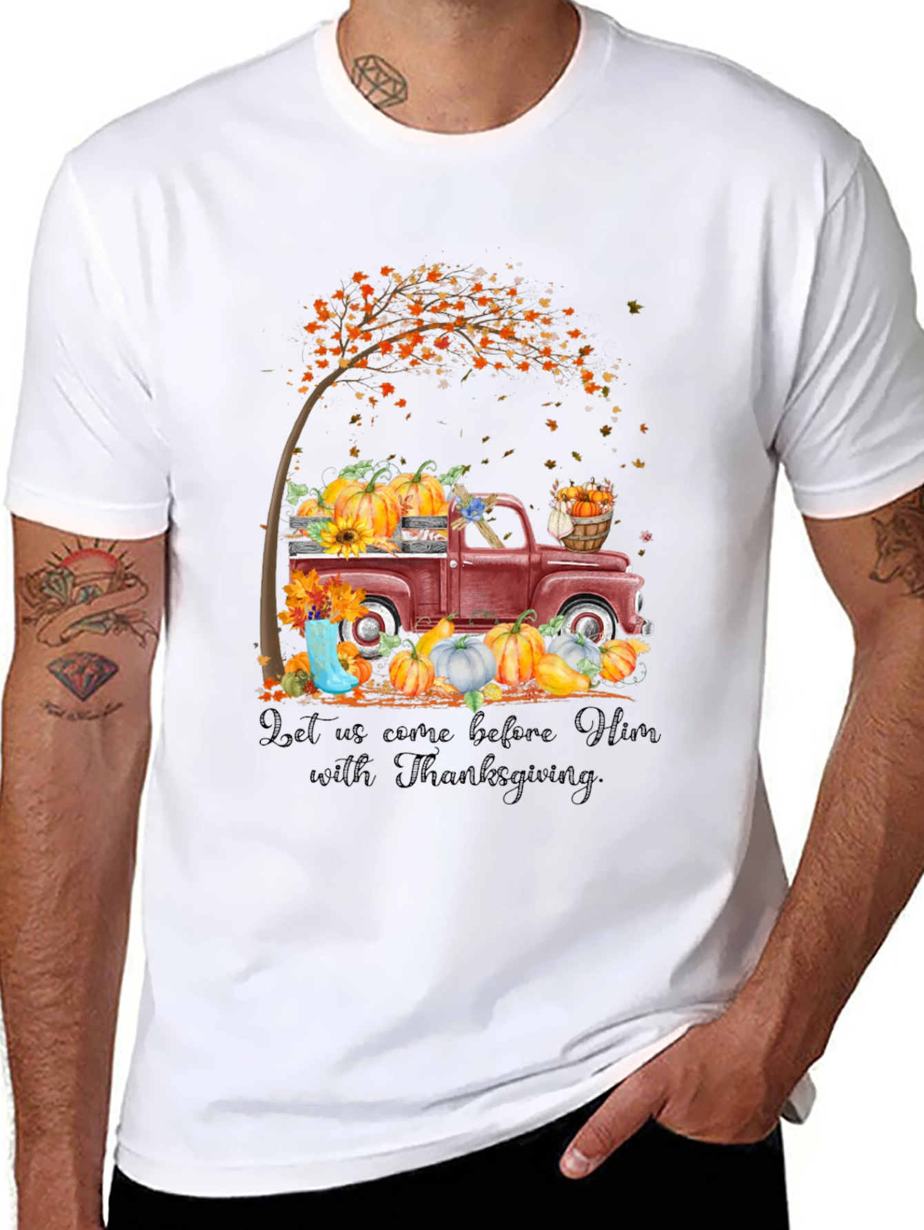Thanksgiving Truck Tee - Autumn Harvest