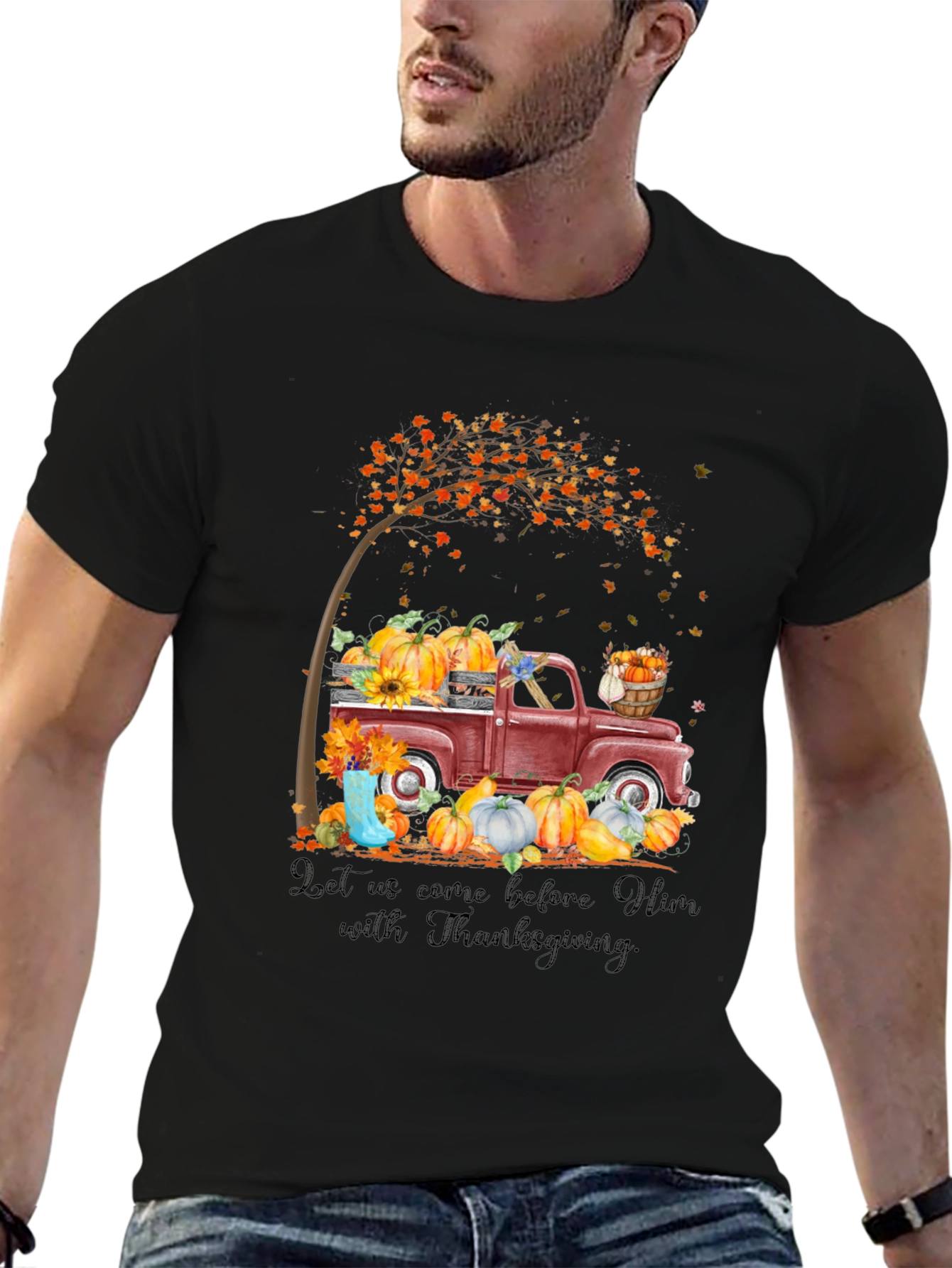 Thanksgiving Truck Tee - Autumn Harvest