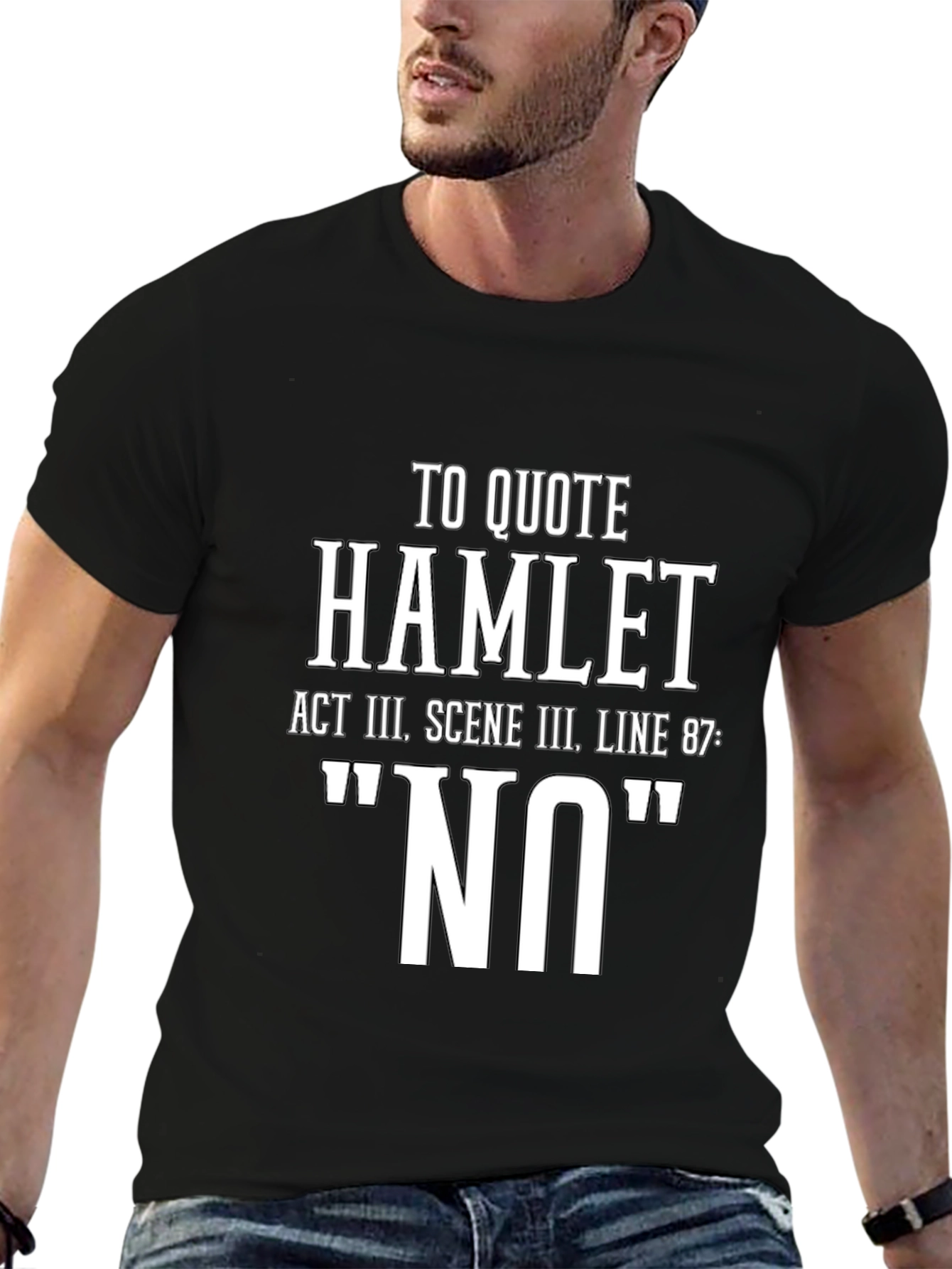 Hamlet NO T-Shirt - Act III Scene III