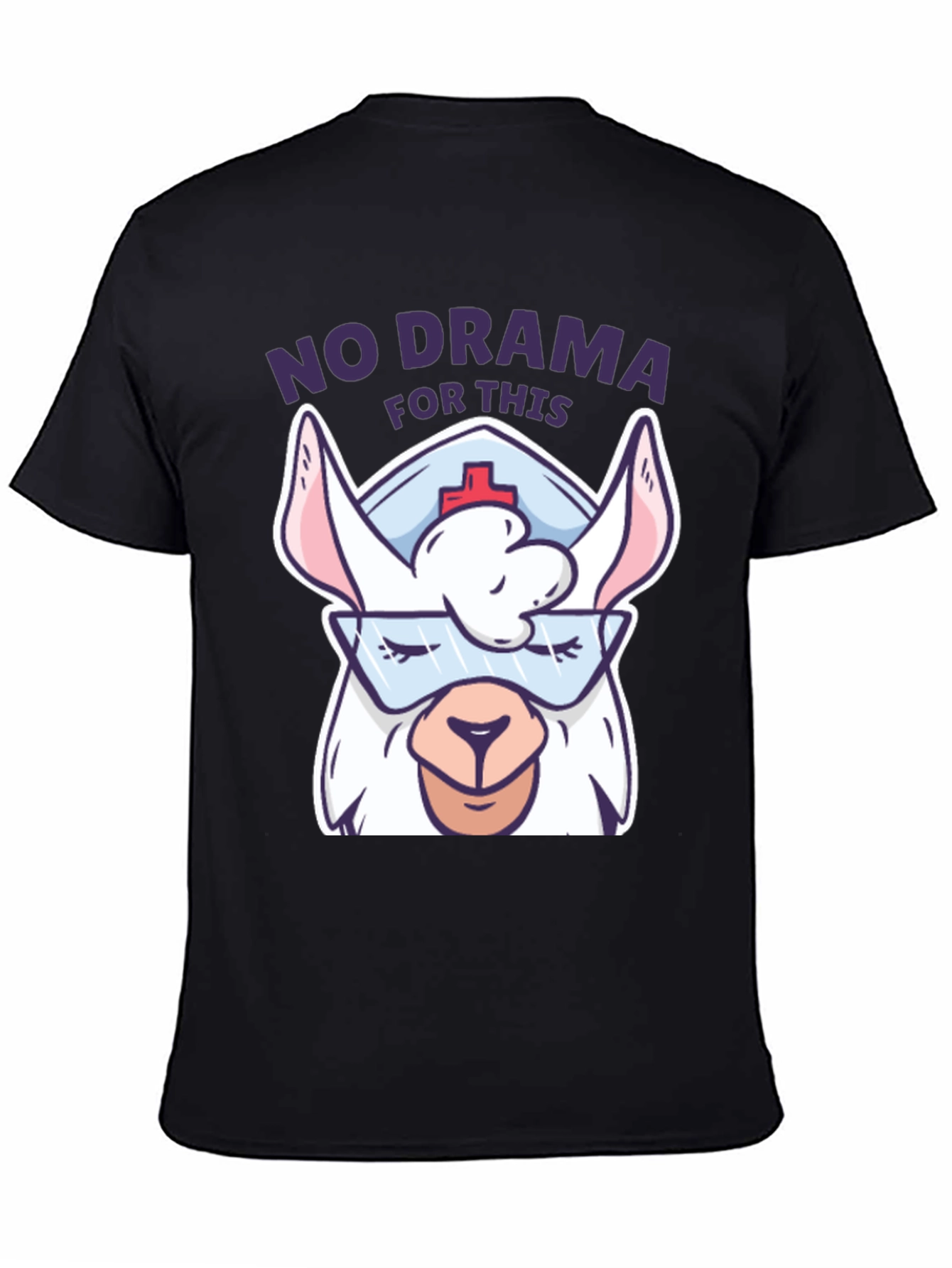 No Drama Llama Nurse T-Shirt - Funny Gift