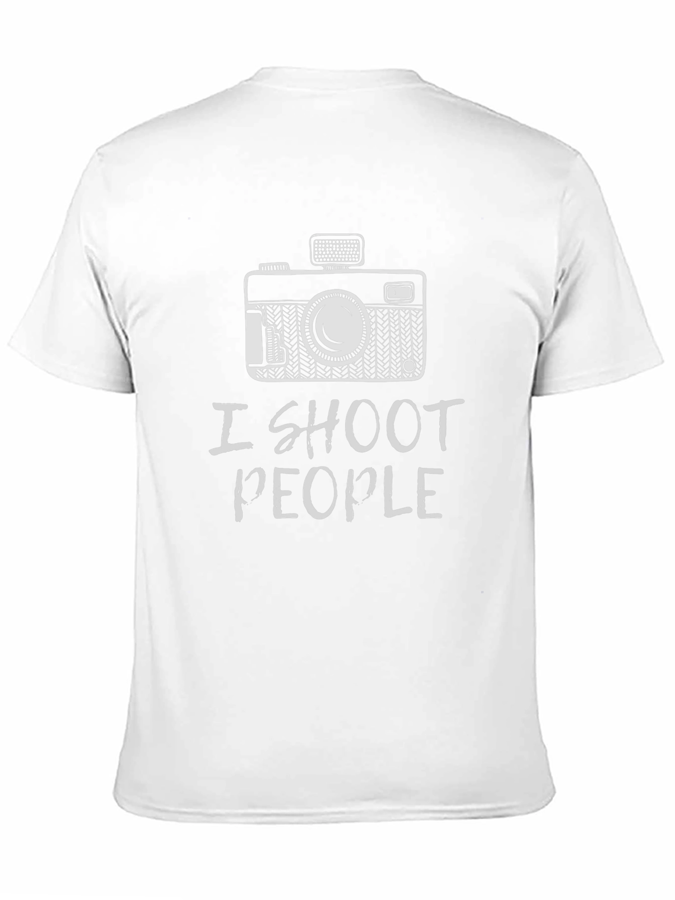 I Shoot People Funny Camera Graphic T-Shirt