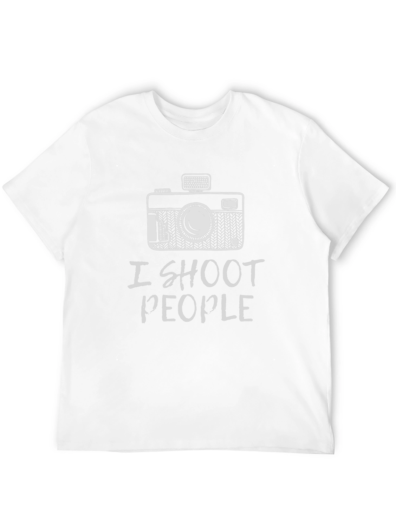 I Shoot People Funny Camera Graphic T-Shirt