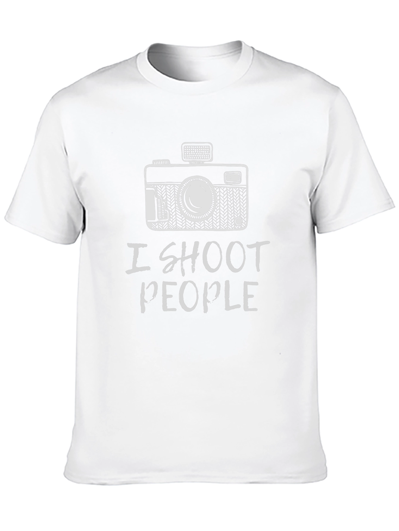I Shoot People Funny Camera Graphic T-Shirt