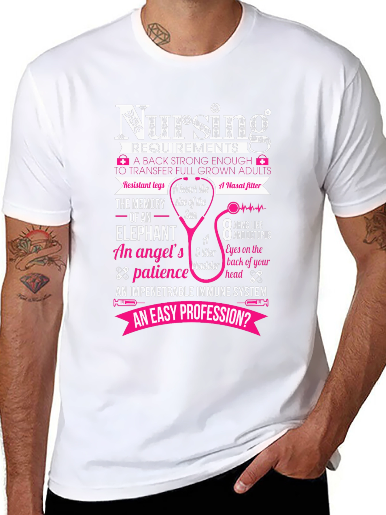 Nursing Requirements Black T-Shirt