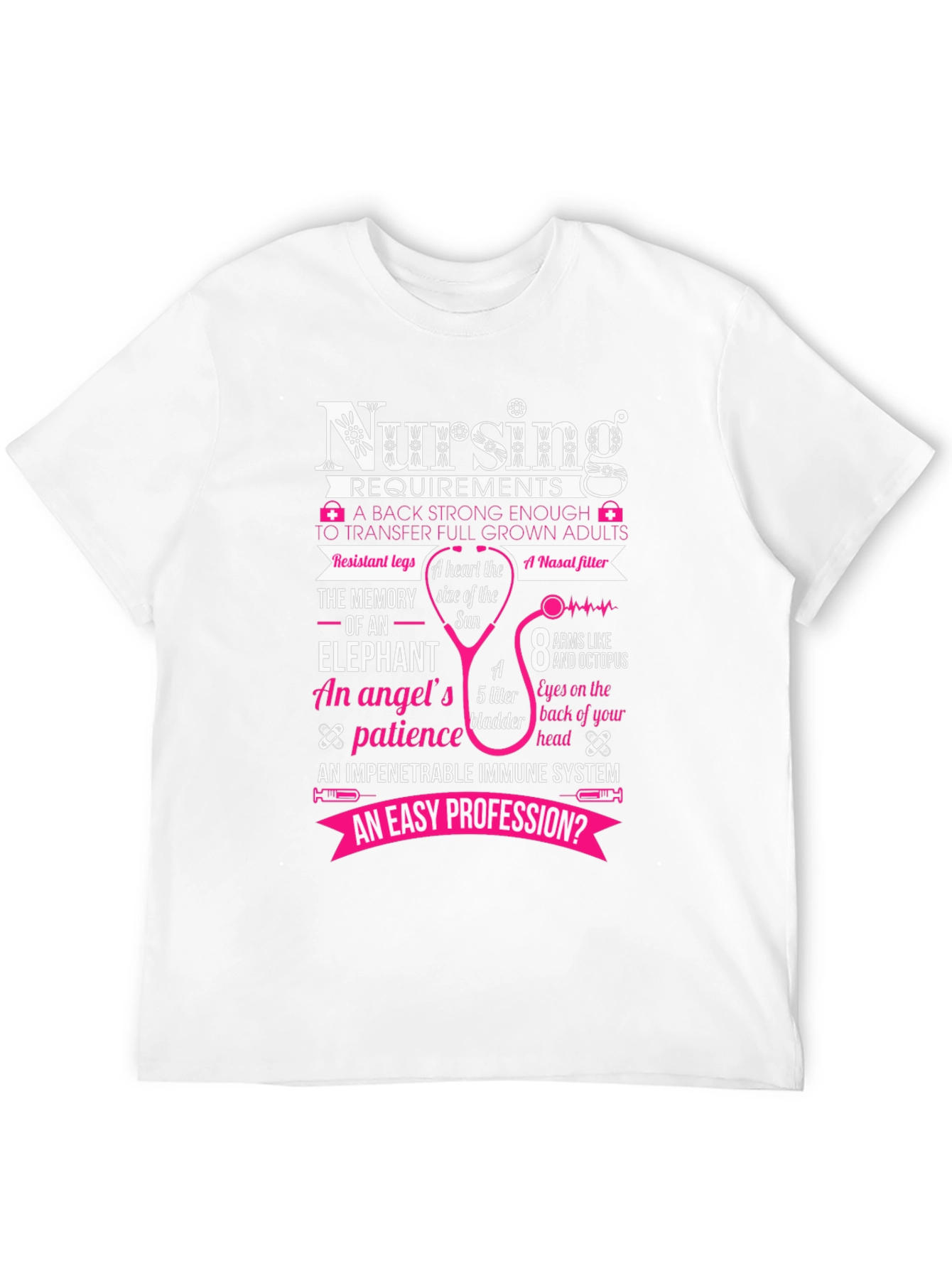 Nursing Requirements Black T-Shirt