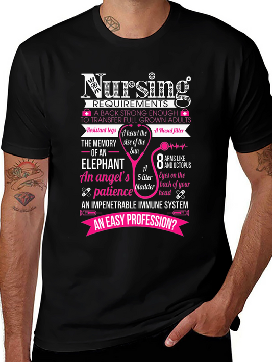 Nursing Requirements Black T-Shirt