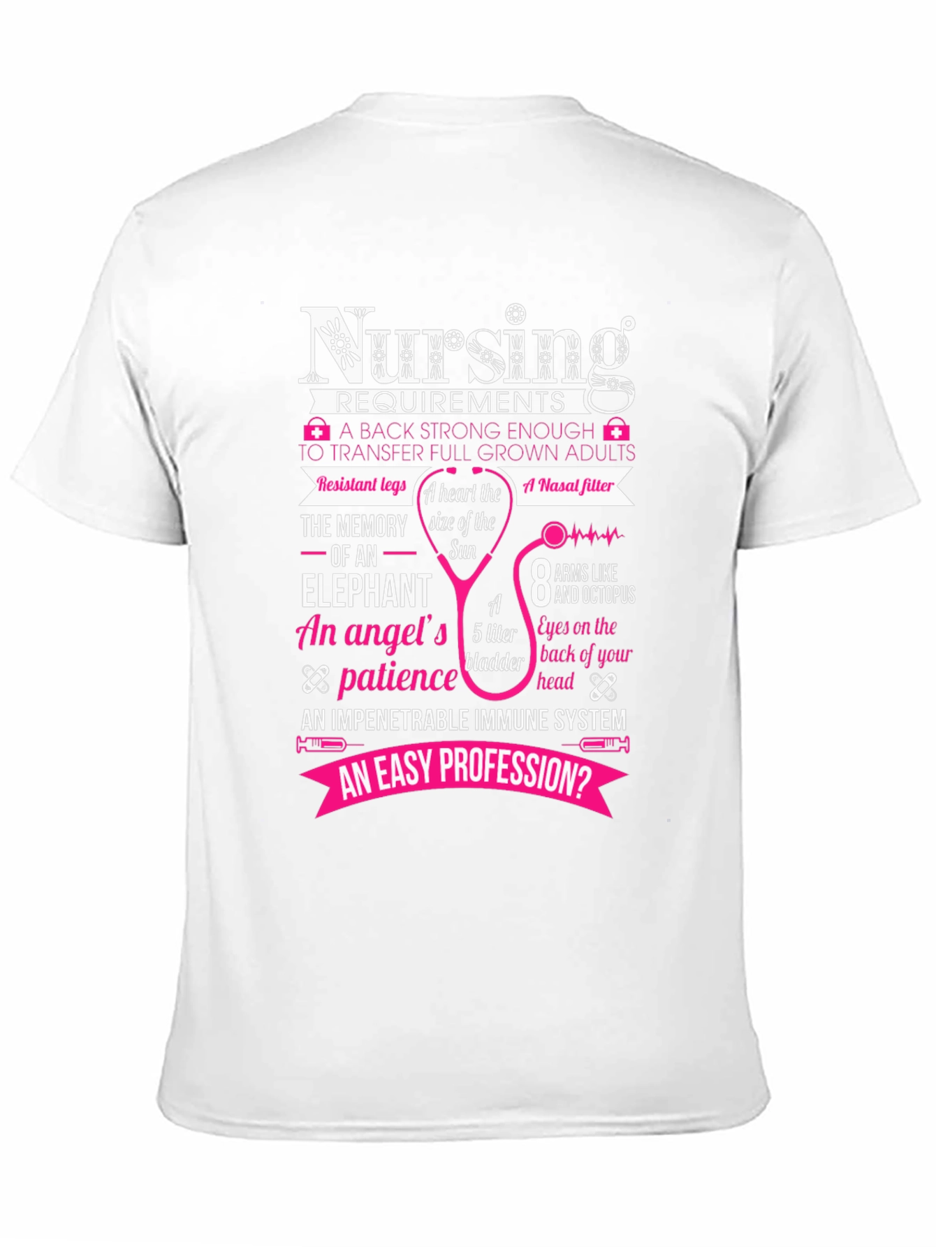 Nursing Requirements Black T-Shirt